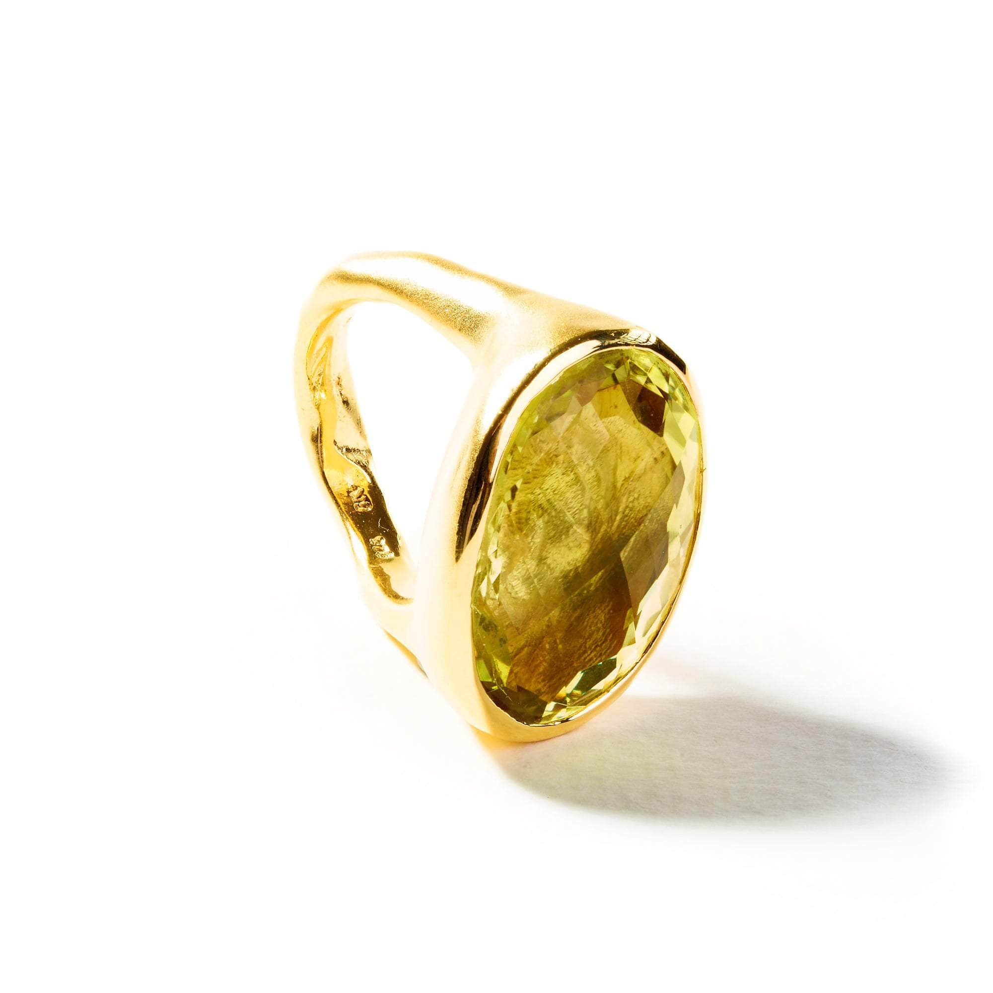 Dilah Lemon Quartz Ring GERMAN KABIRSKI