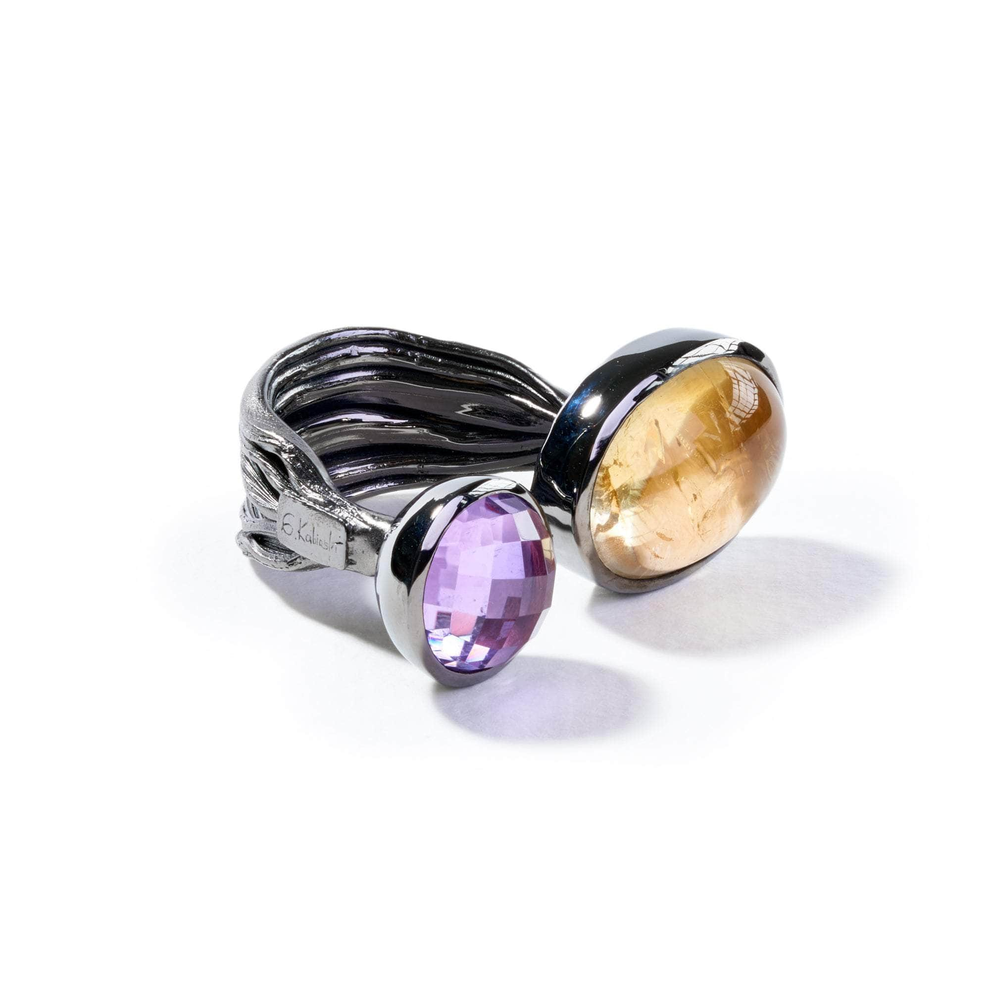 Vende Citrine and Amethyst Ring GERMAN KABIRSKI