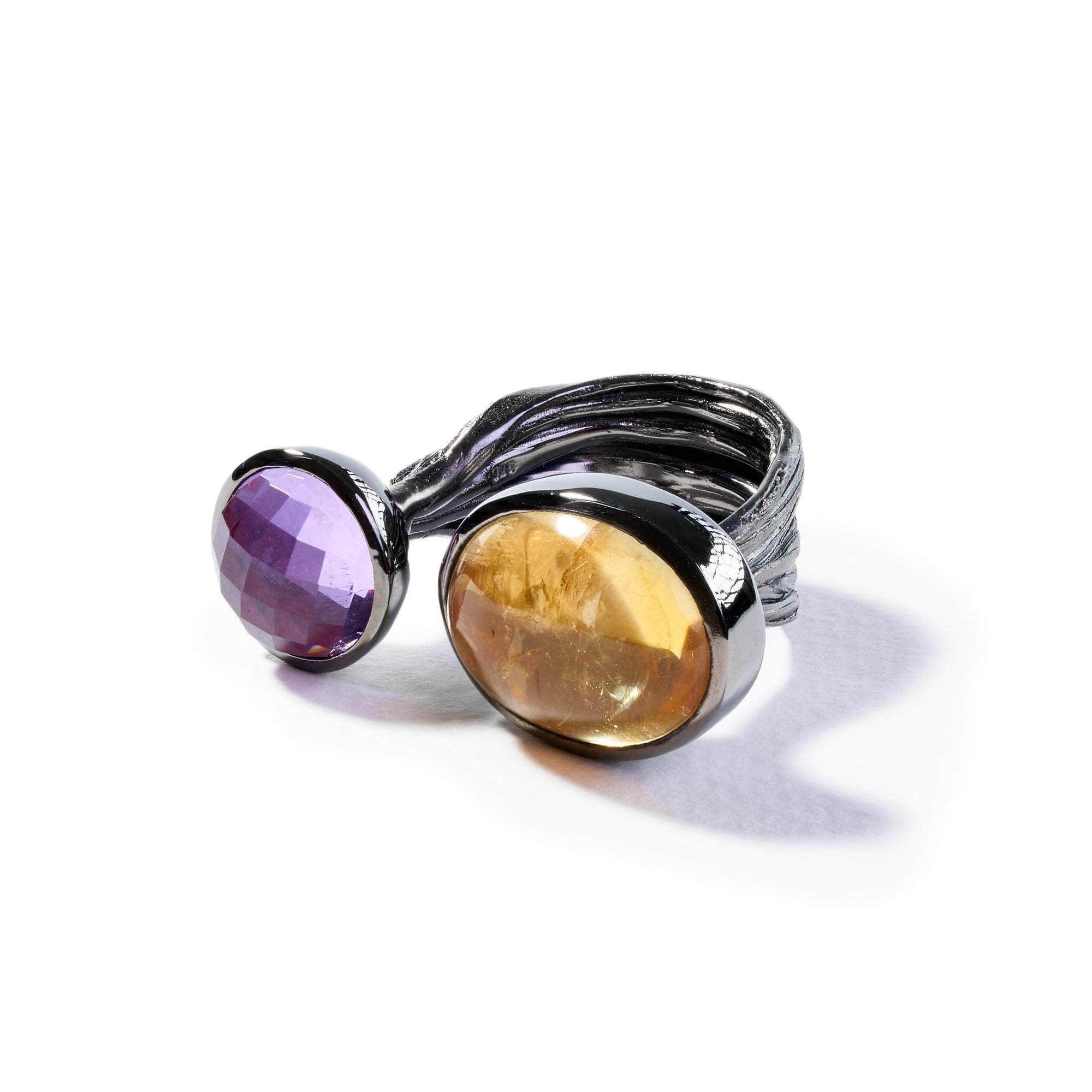 Vende Citrine and Amethyst Ring GERMAN KABIRSKI