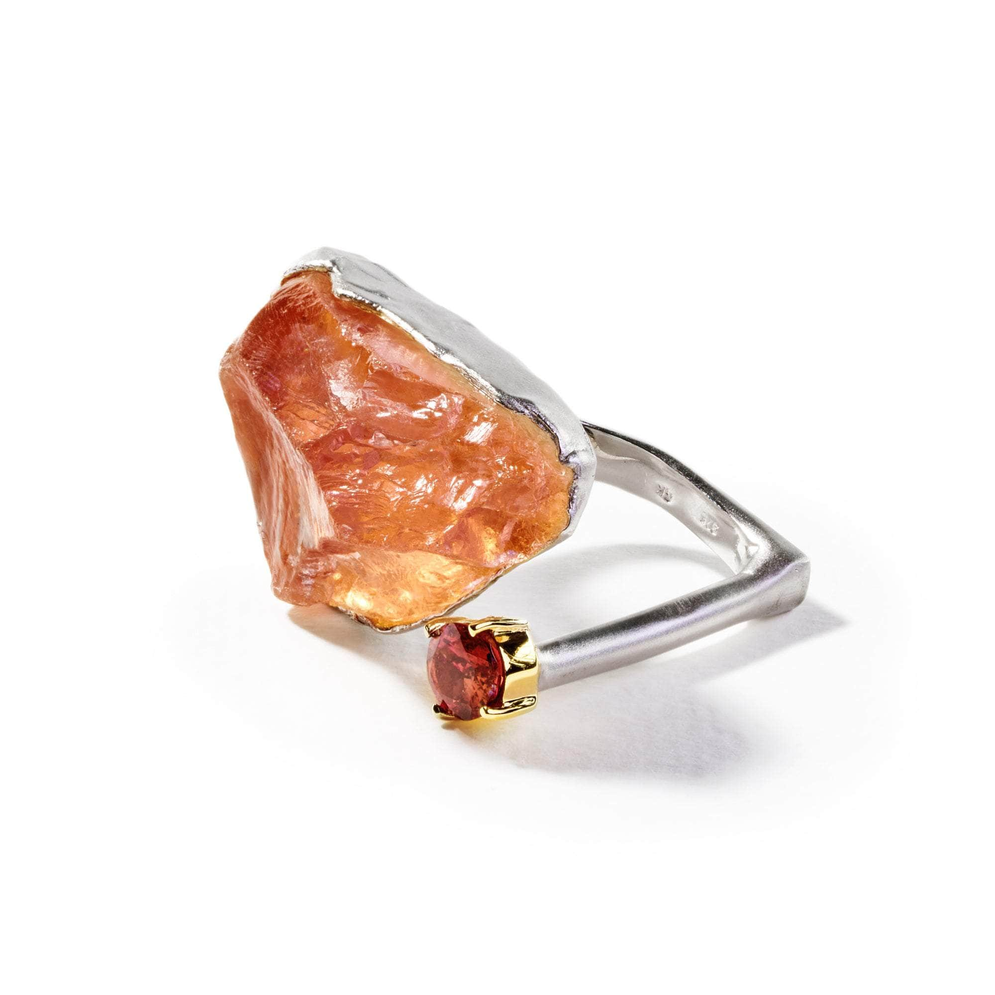 Enyo Rose Quartz and Pink Tourmaline Ring GERMAN KABIRSKI