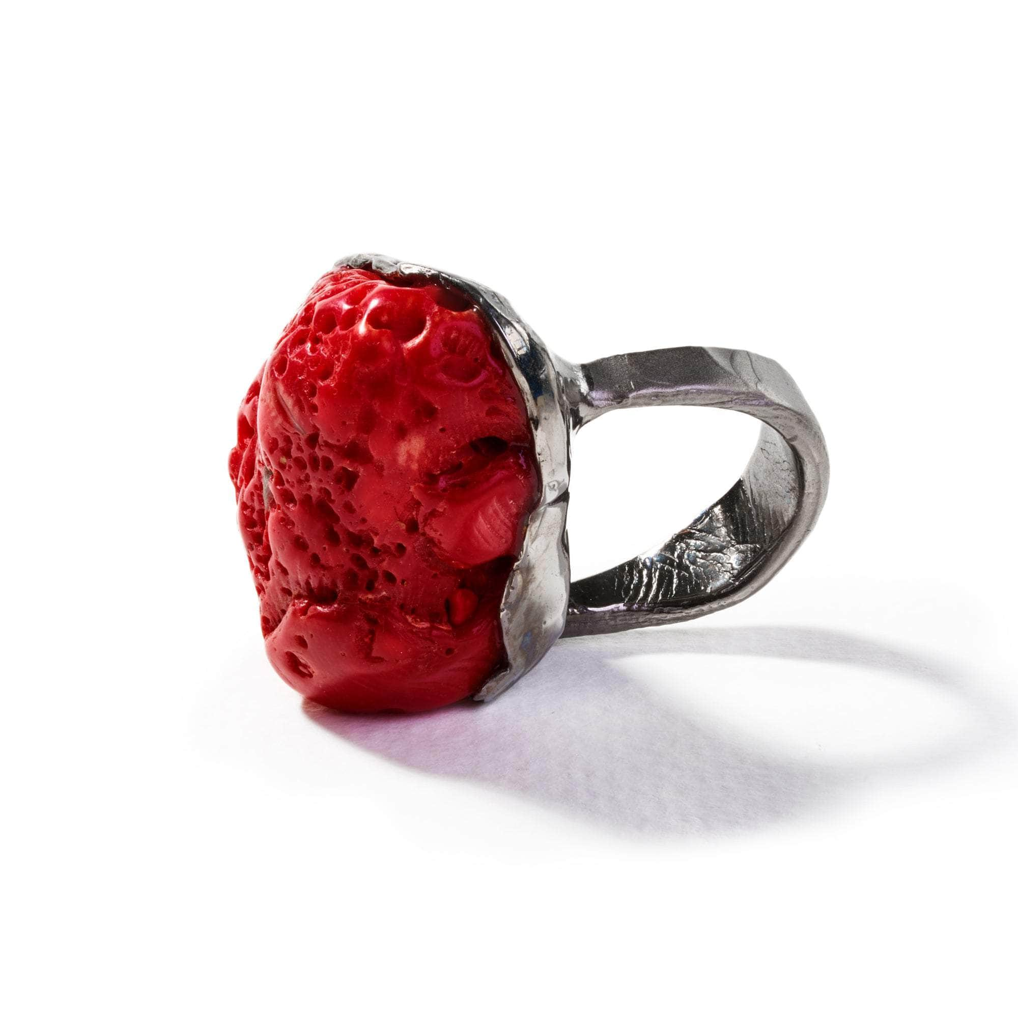 Gae Red Coral Ring GERMAN KABIRSKI