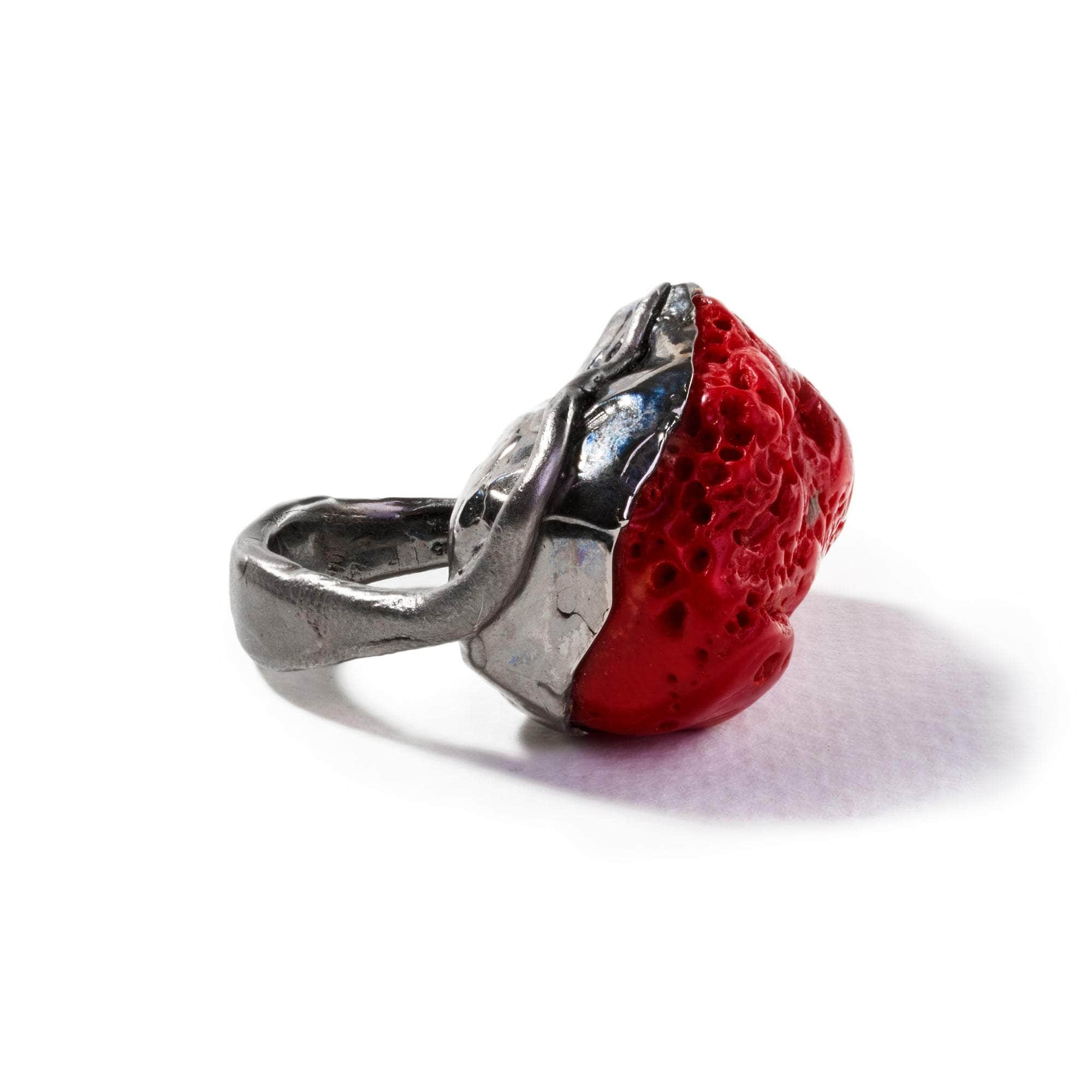 Gae Red Coral Ring GERMAN KABIRSKI