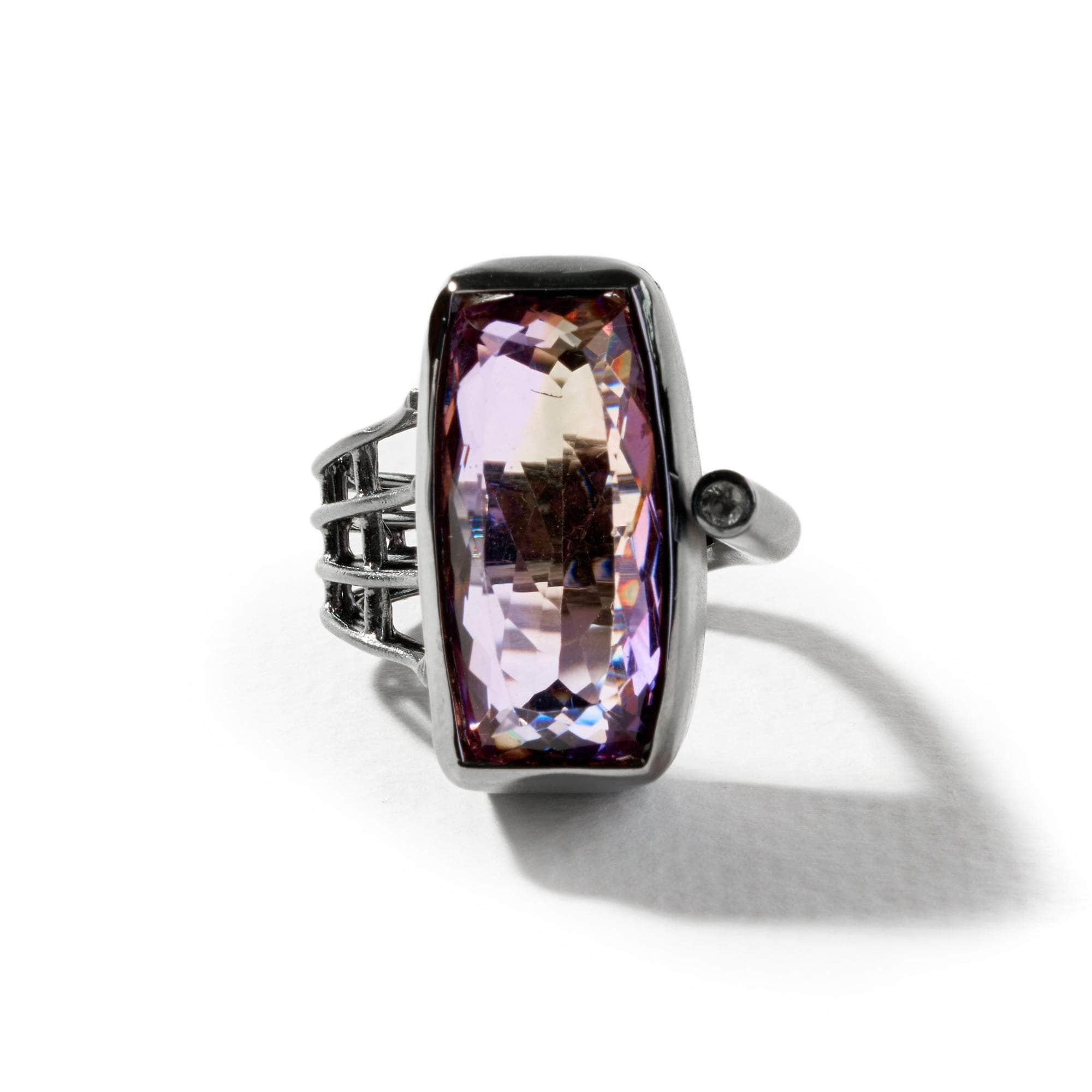 Hether Ametrine and Green Sapphire Ring GERMAN KABIRSKI