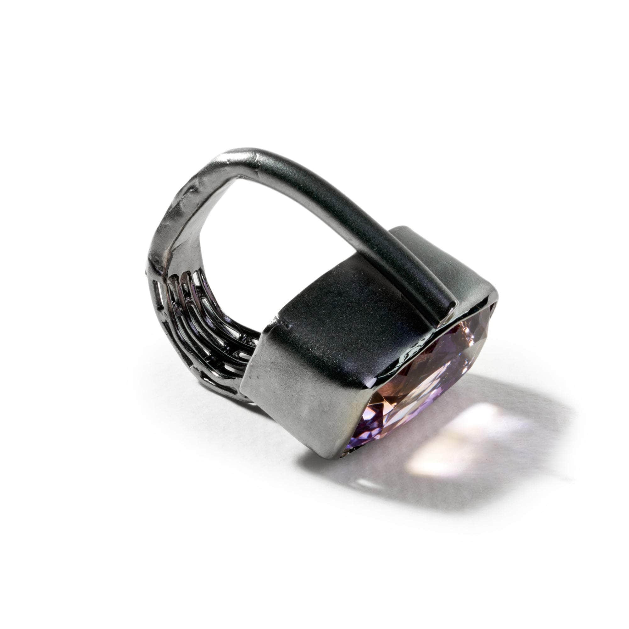 Hether Ametrine and Green Sapphire Ring GERMAN KABIRSKI