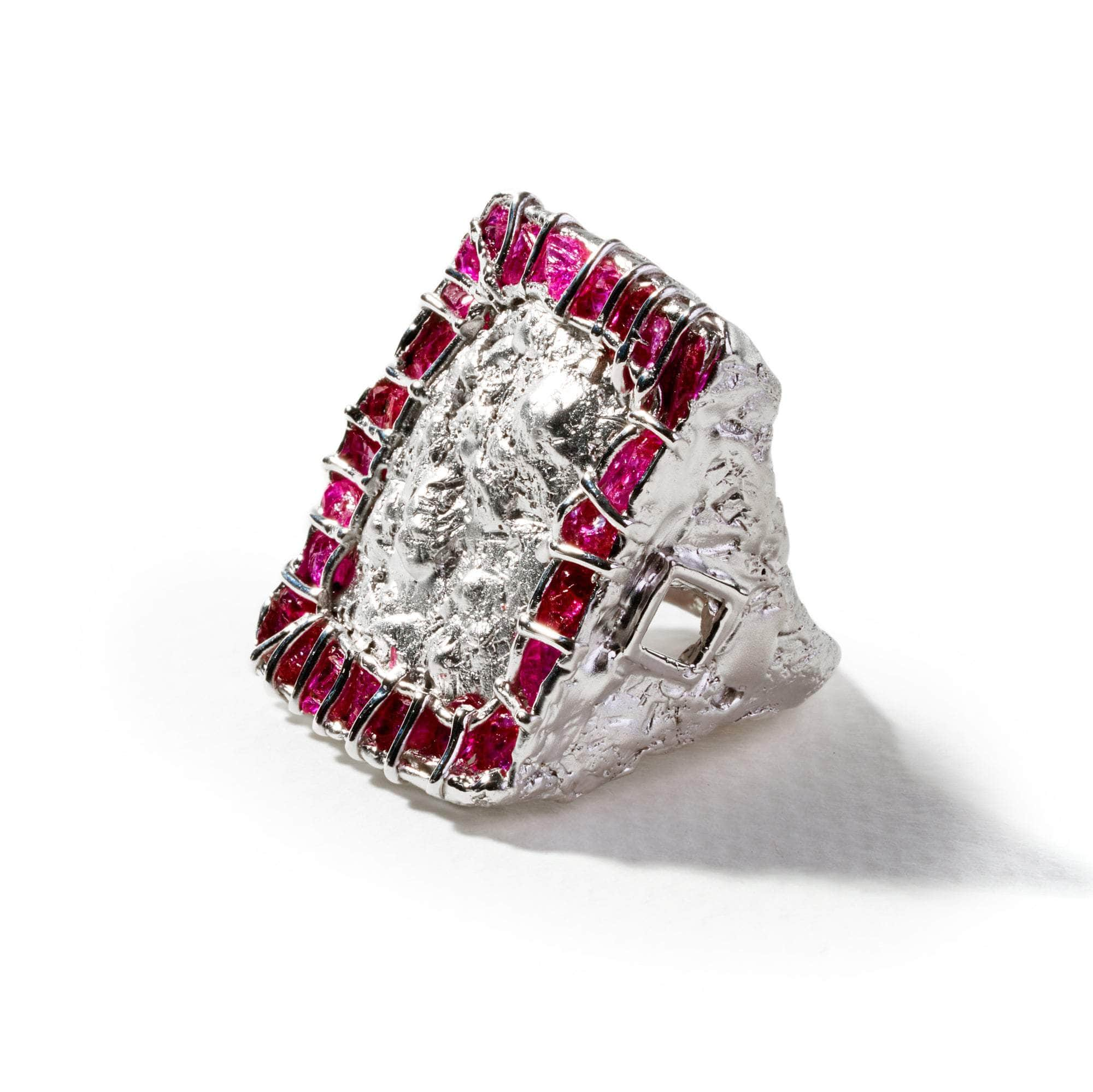 Akaru Rough Ruby Ring GERMAN KABIRSKI