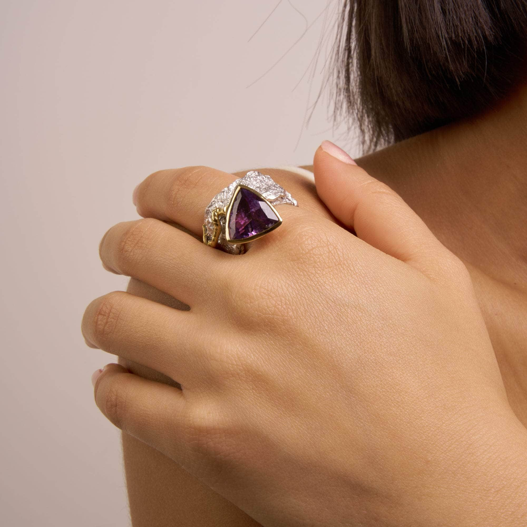 Geel Amethyst Ring GERMAN KABIRSKI