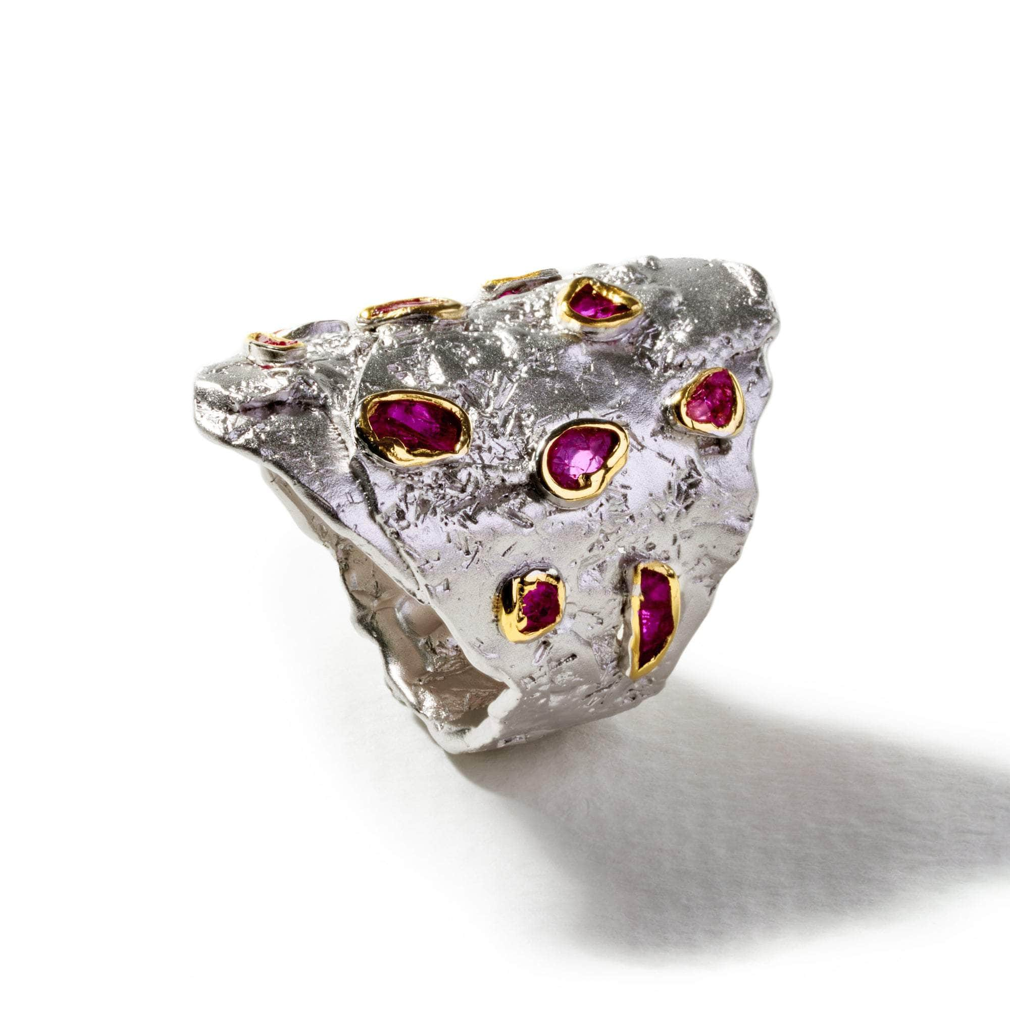 Akkon Rough Ruby Ring GERMAN KABIRSKI