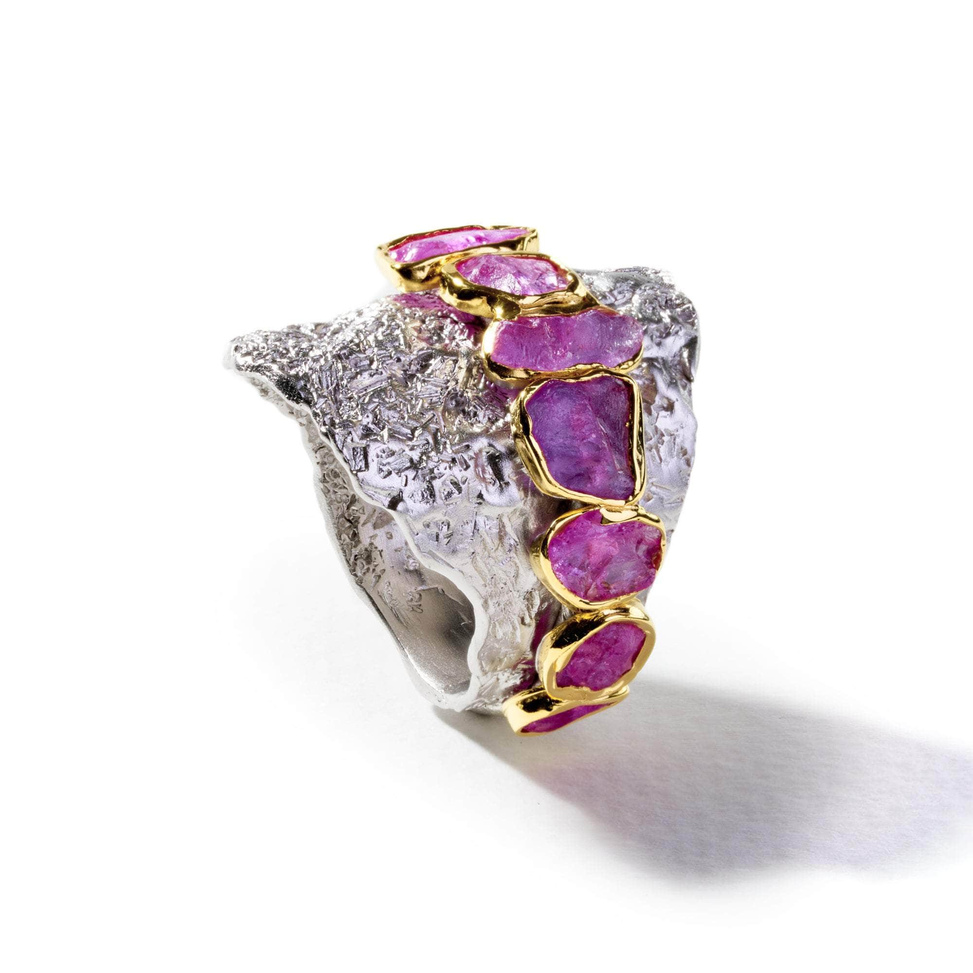 Tata Rough Pink Sapphire Ring GERMAN KABIRSKI