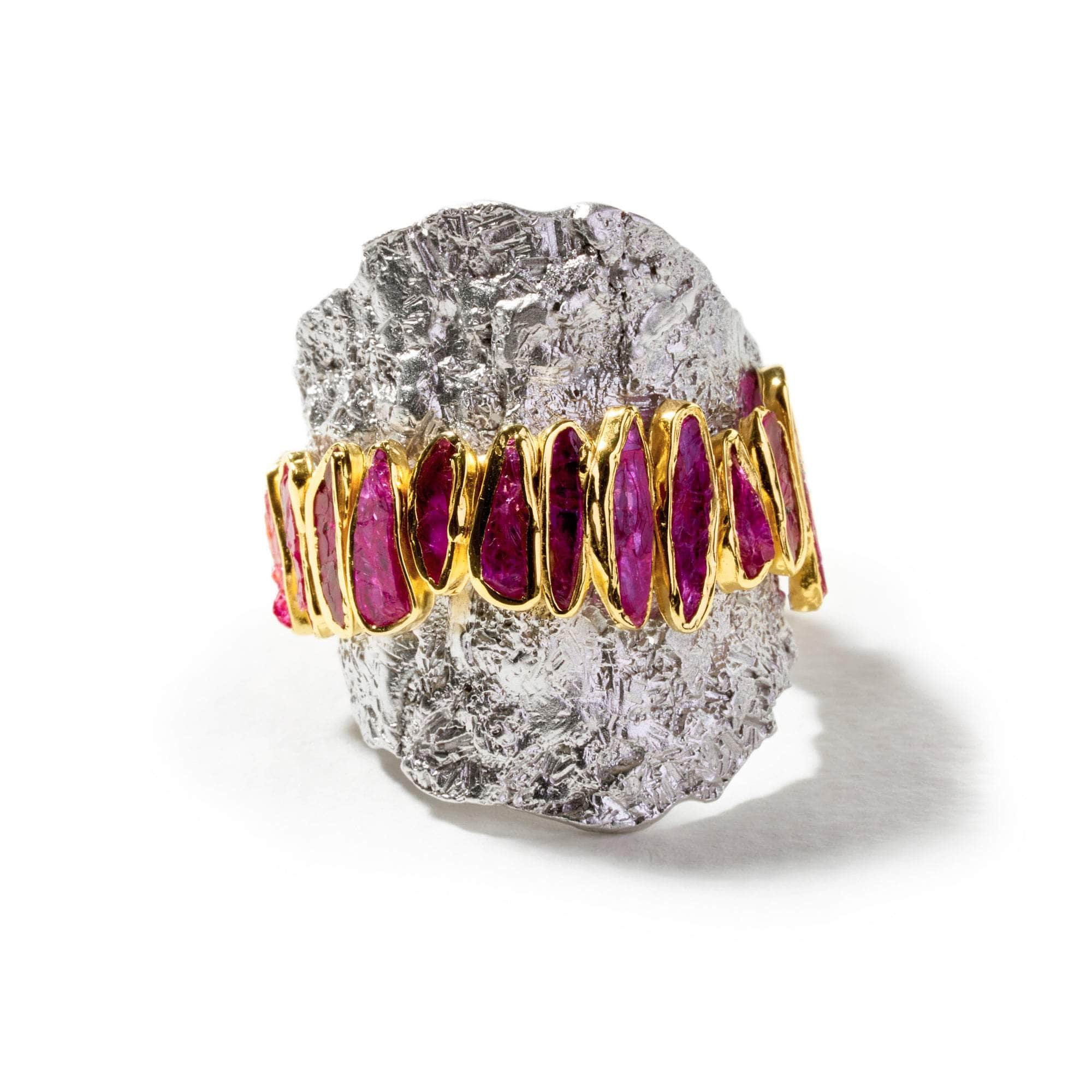 Arwie Rough Ruby Ring GERMAN KABIRSKI