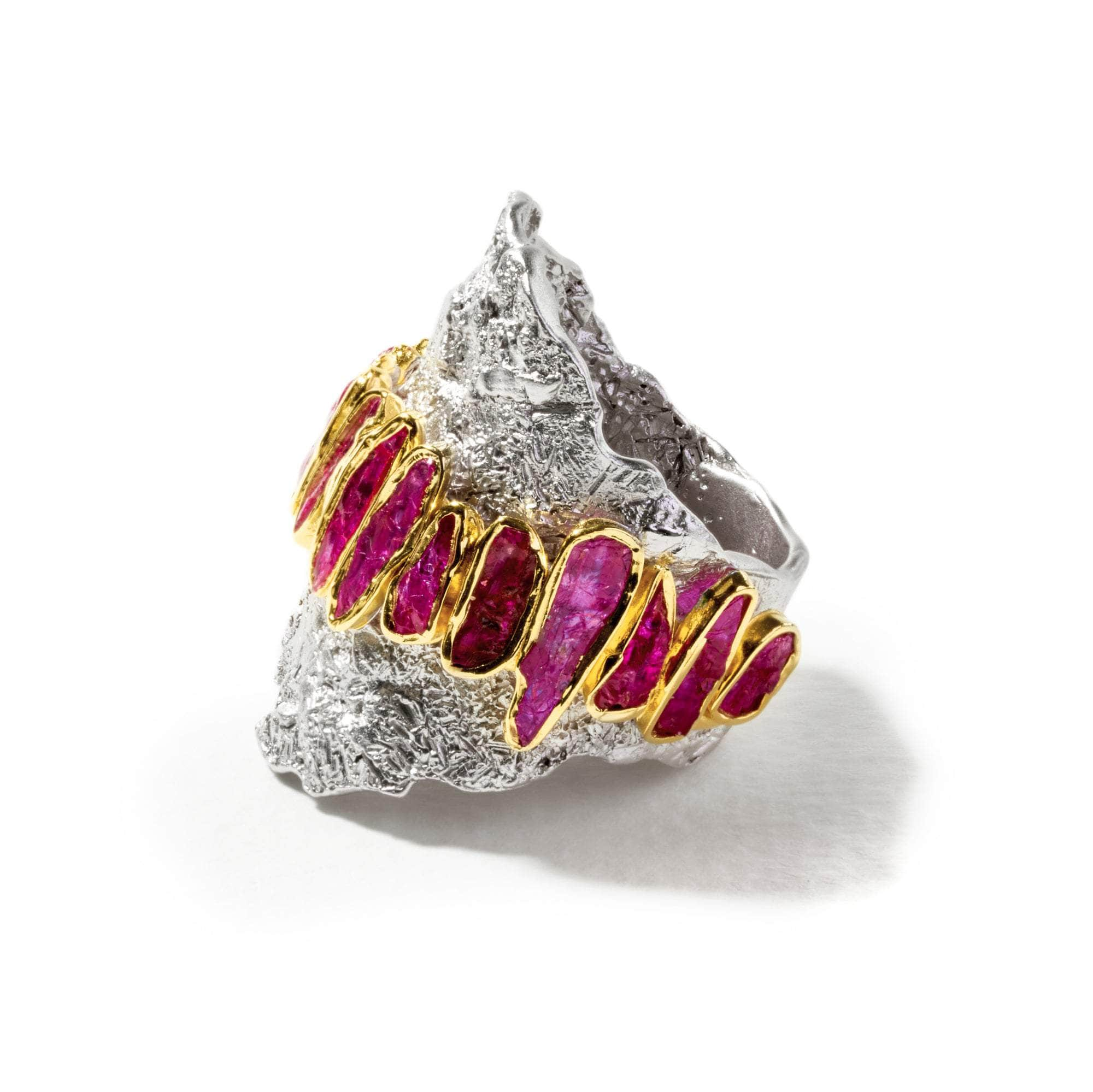 Arwie Rough Ruby Ring GERMAN KABIRSKI