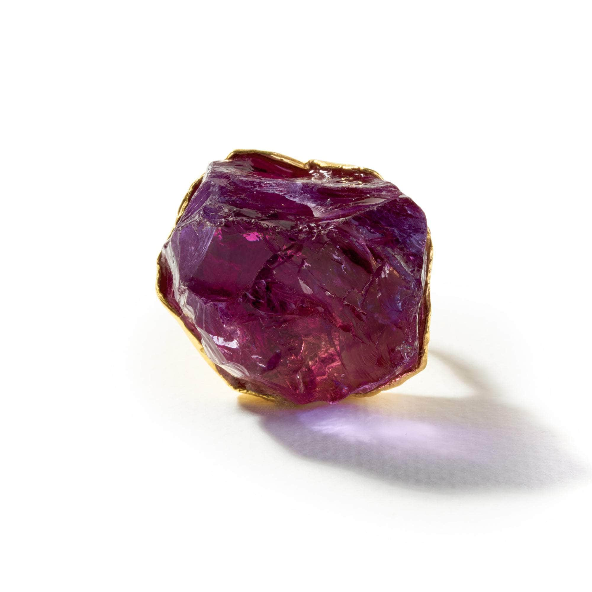 Ferze Rough Amethyst and Pink Tourmaline Ring GERMAN KABIRSKI