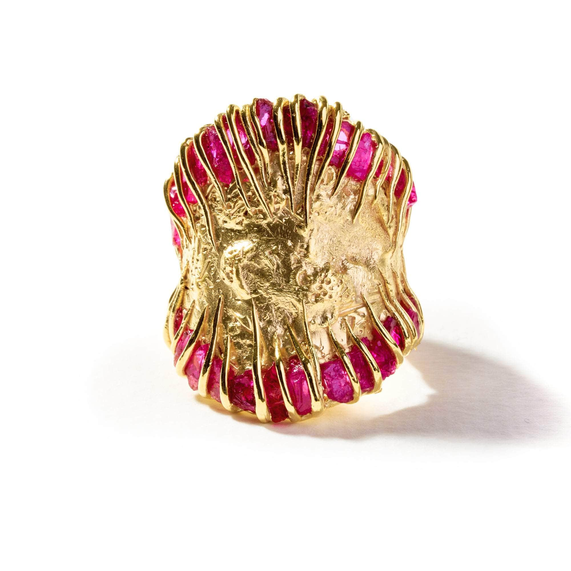 Sebi Rough Ruby Ring GERMAN KABIRSKI