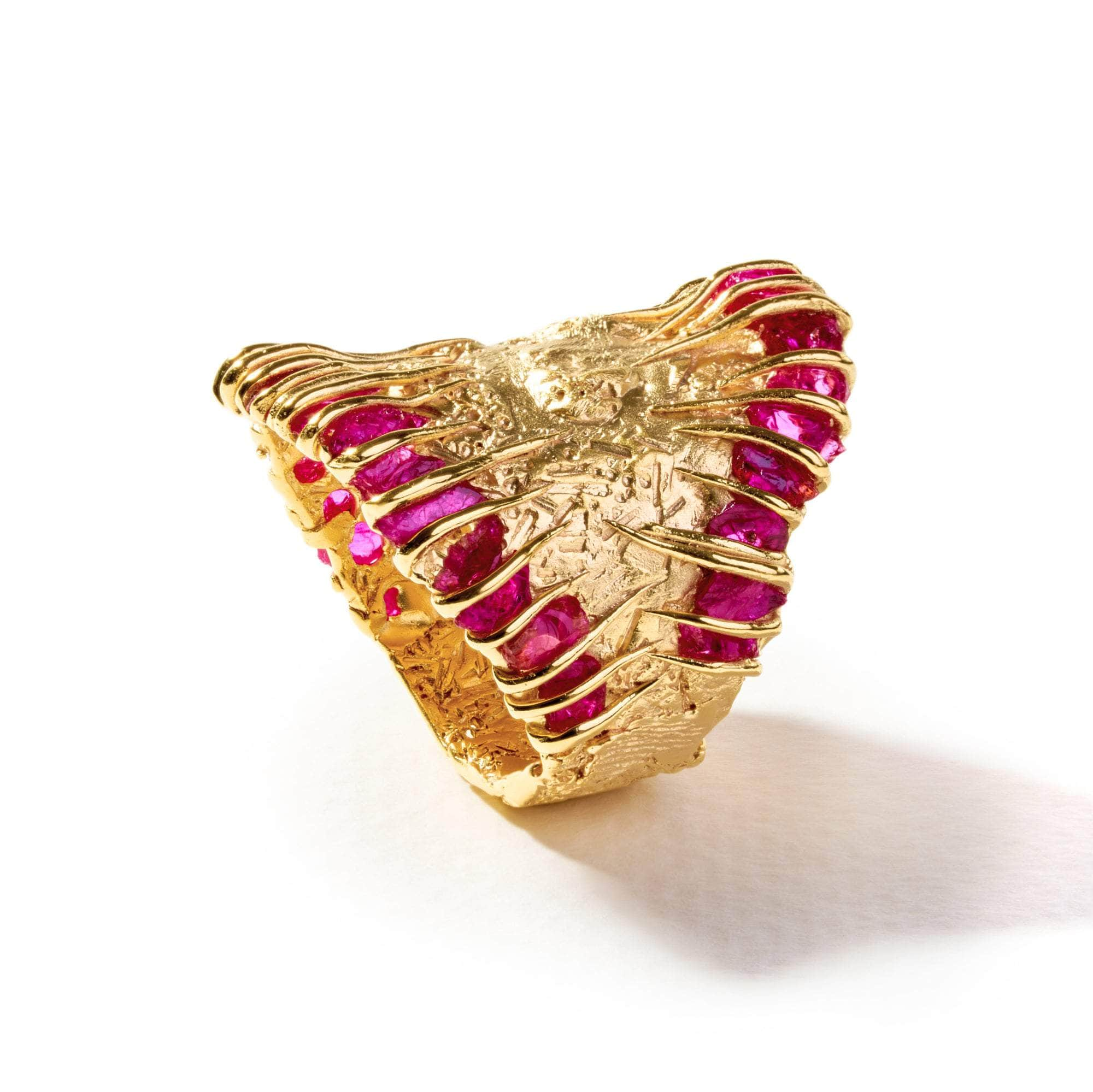 Sebi Rough Ruby Ring GERMAN KABIRSKI