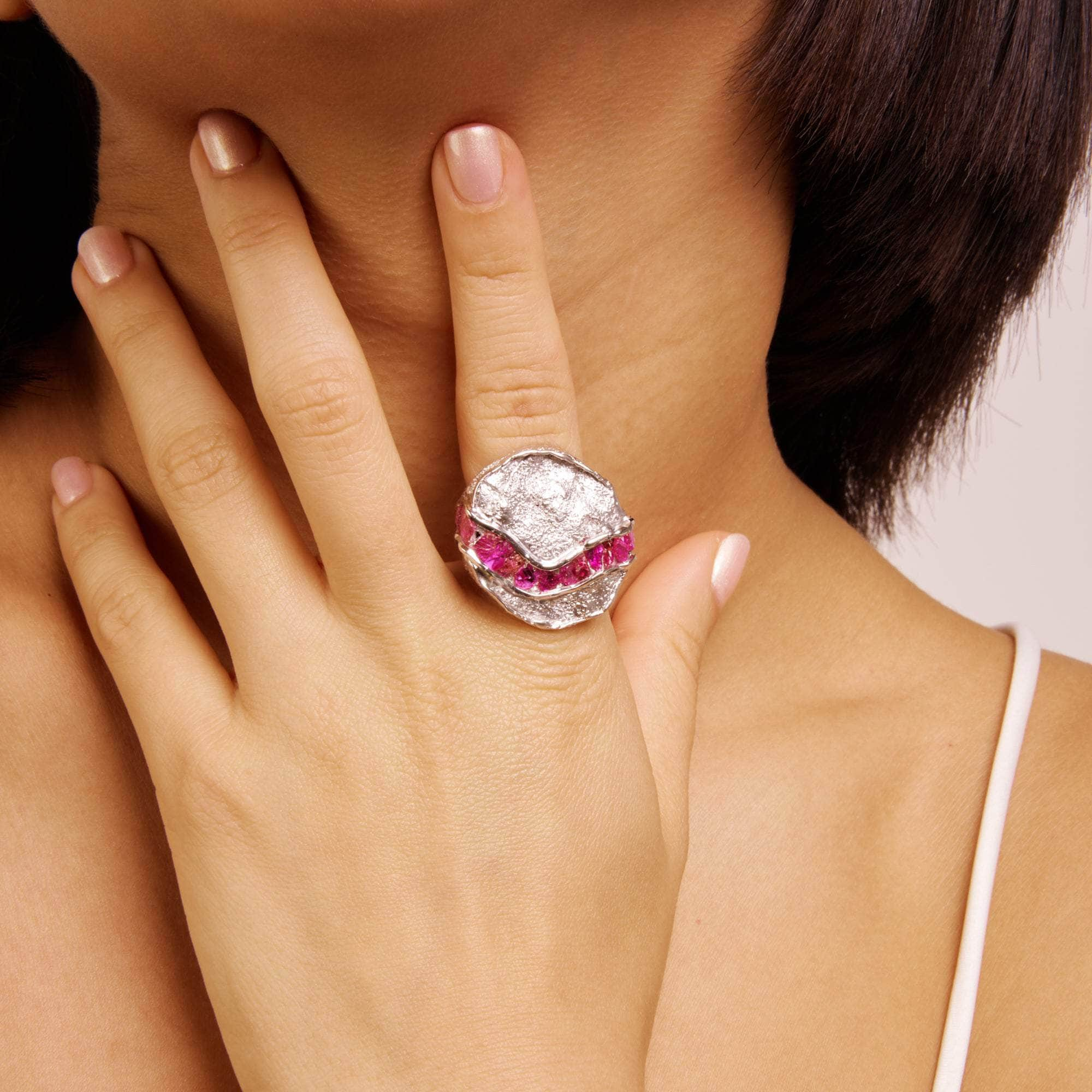 Virote Rough Ruby Ring GERMAN KABIRSKI