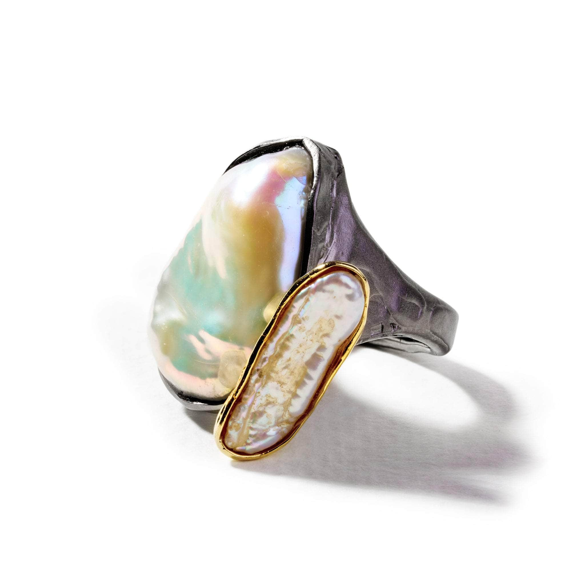 Norde Baroque Pearl and Keshi Pearl Ring GERMAN KABIRSKI