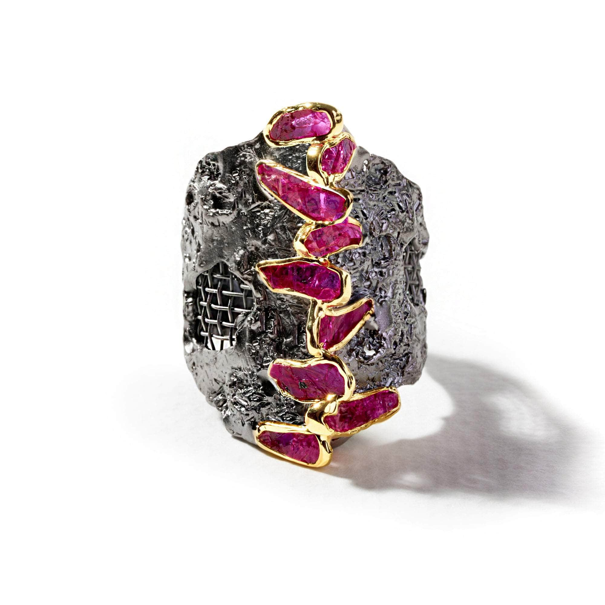 Apen Rough Ruby Ring GERMAN KABIRSKI