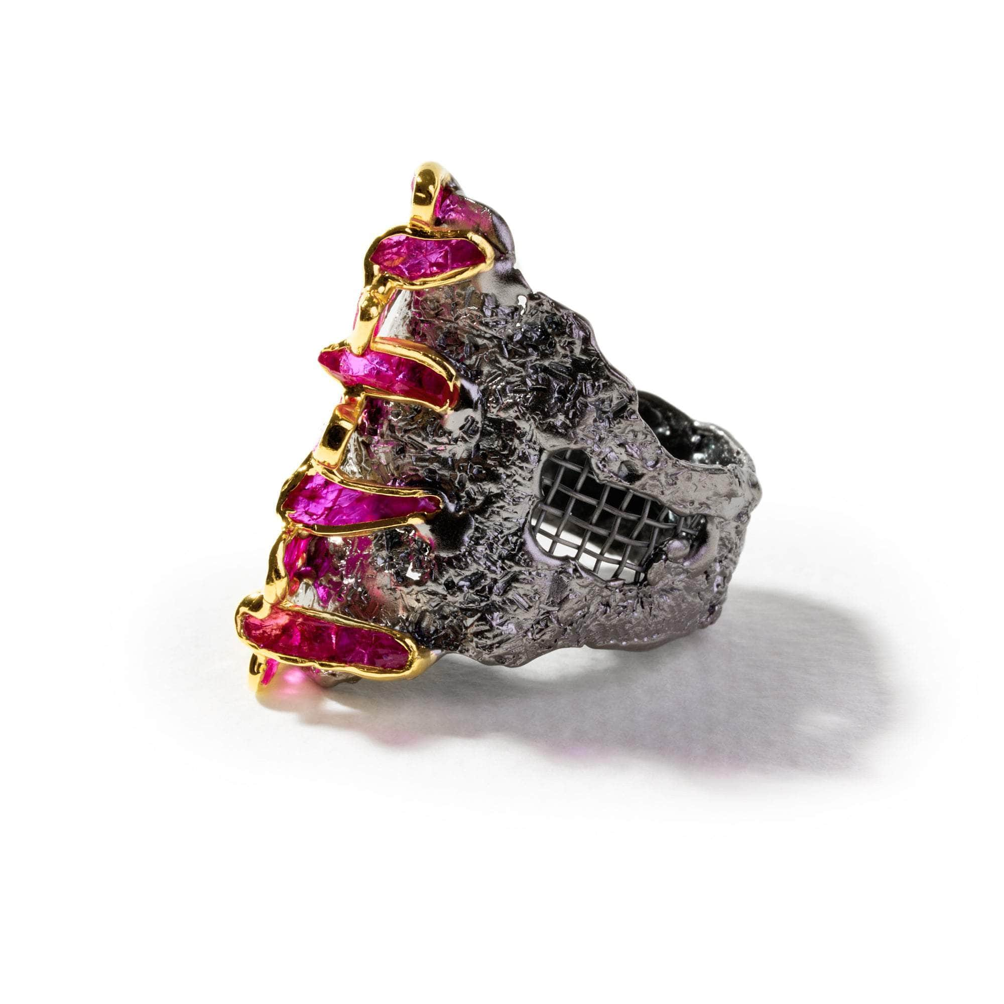 Apen Rough Ruby Ring GERMAN KABIRSKI