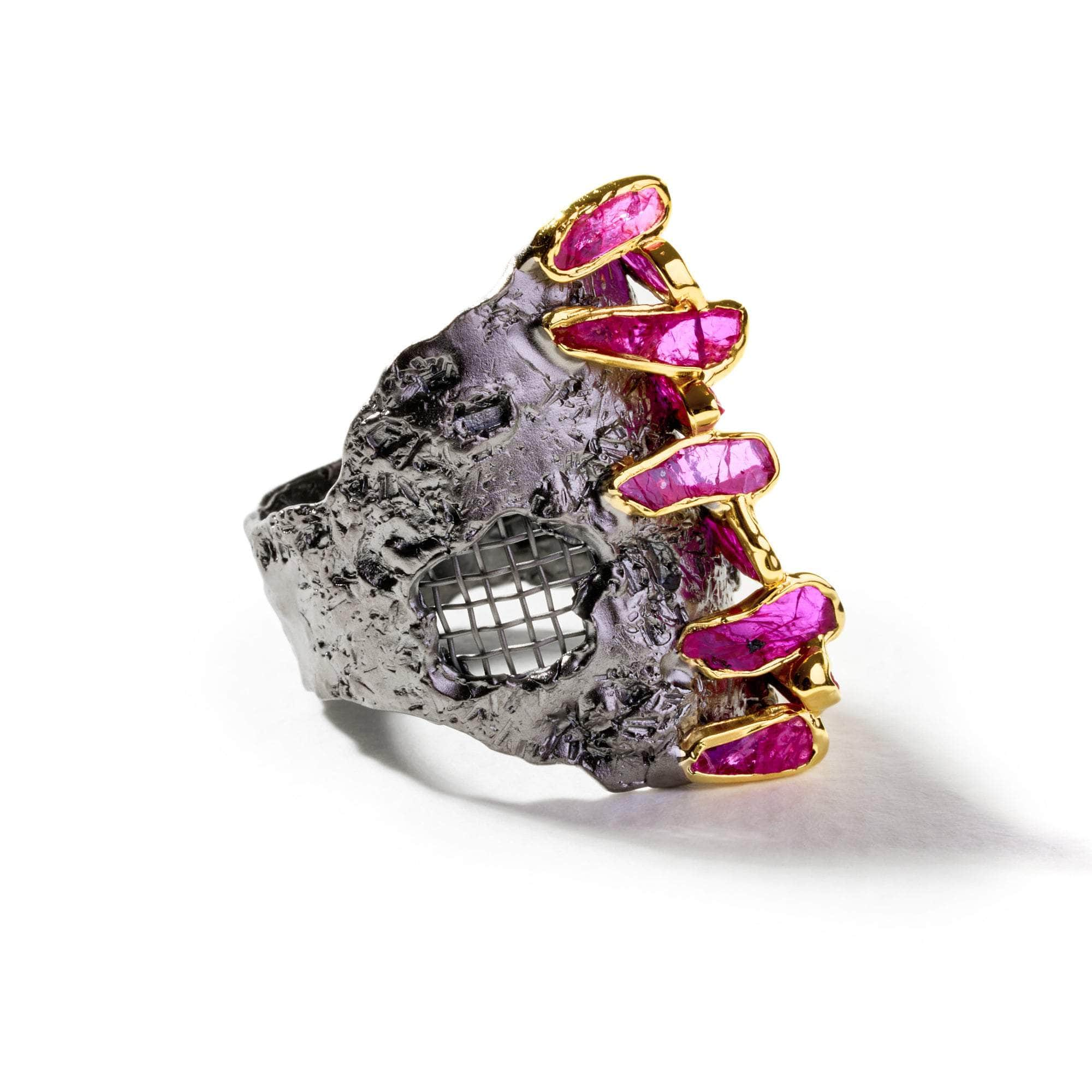 Apen Rough Ruby Ring GERMAN KABIRSKI