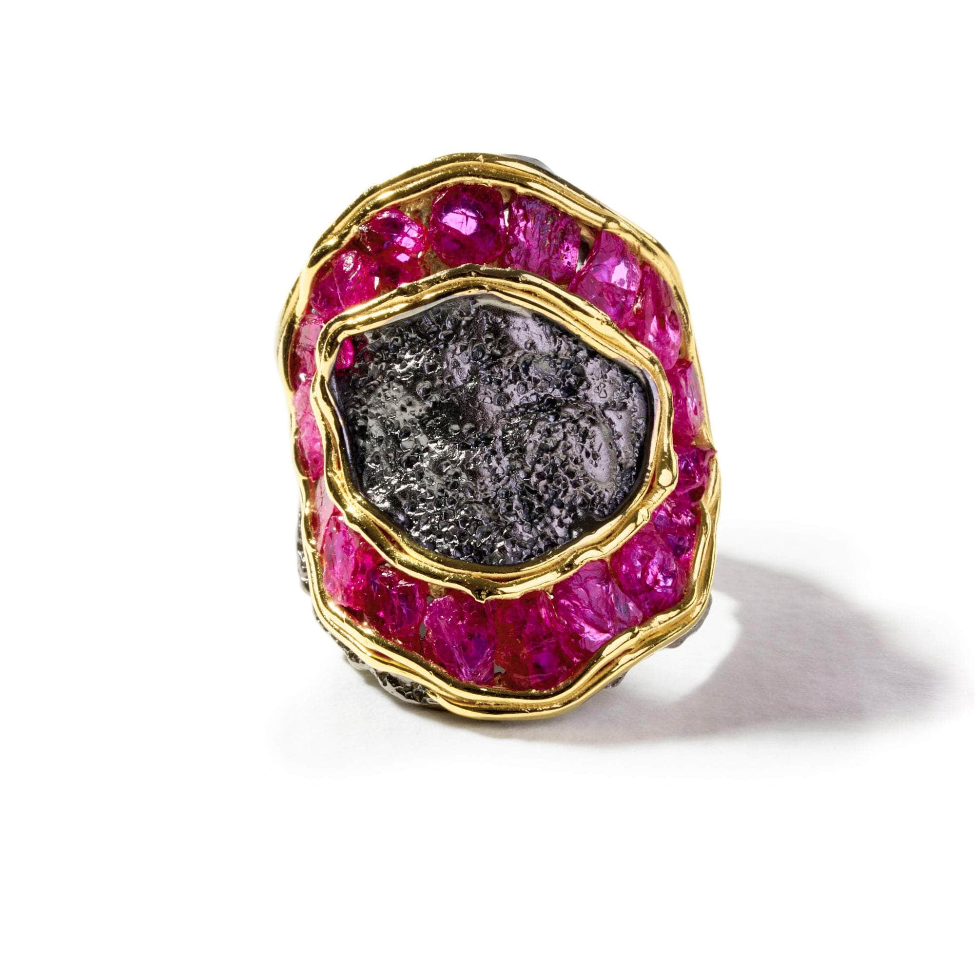 Zein Rough Ruby Ring GERMAN KABIRSKI