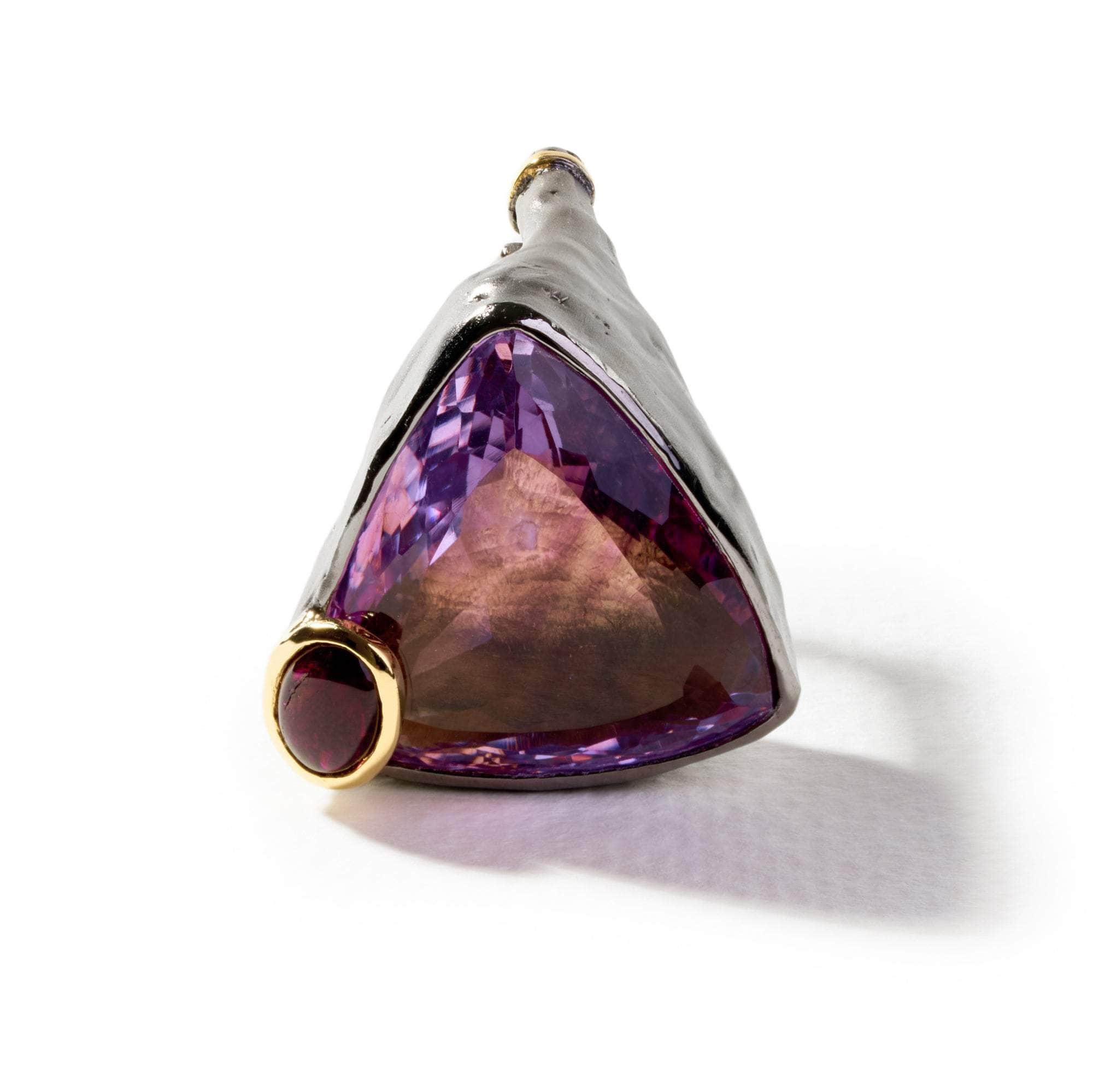 Trigg Ametrine and Pink Tourmaline and Ruby Ring GERMAN KABIRSKI