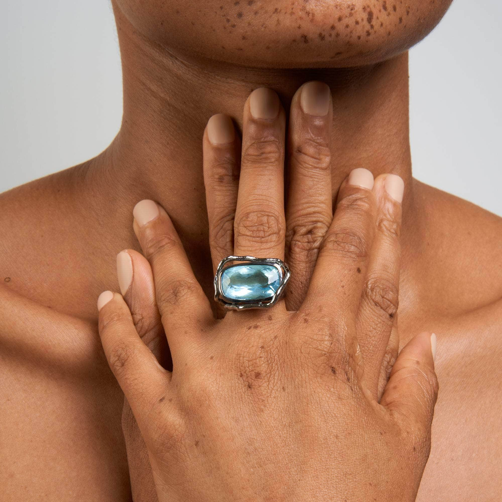 Detto Blue Topaz Ring GERMAN KABIRSKI