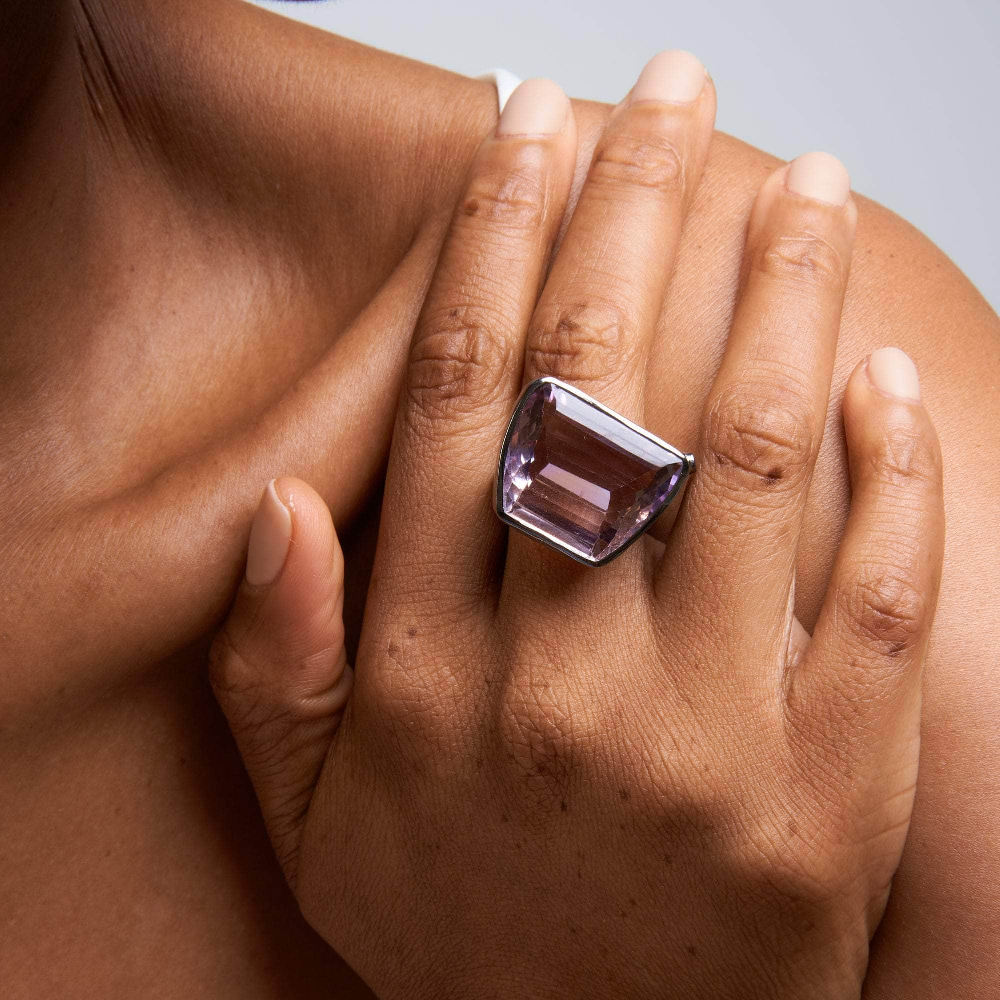 Ordu Ametrine and Blue Sapphire Ring GERMAN KABIRSKI