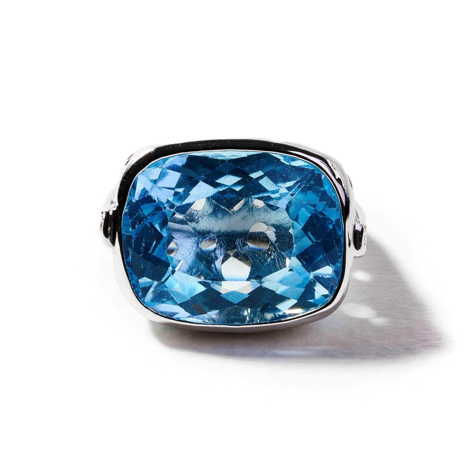 Roa Blue Topaz and White Sapphire Ring GERMAN KABIRSKI