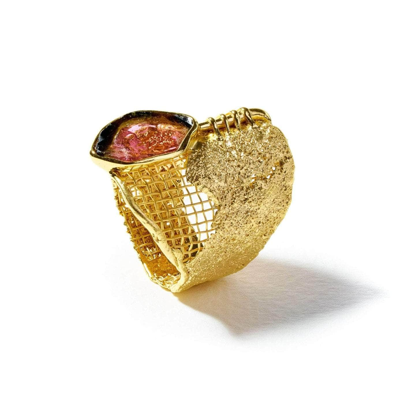 Wesni Watermelon Tourmaline Ring GERMAN KABIRSKI