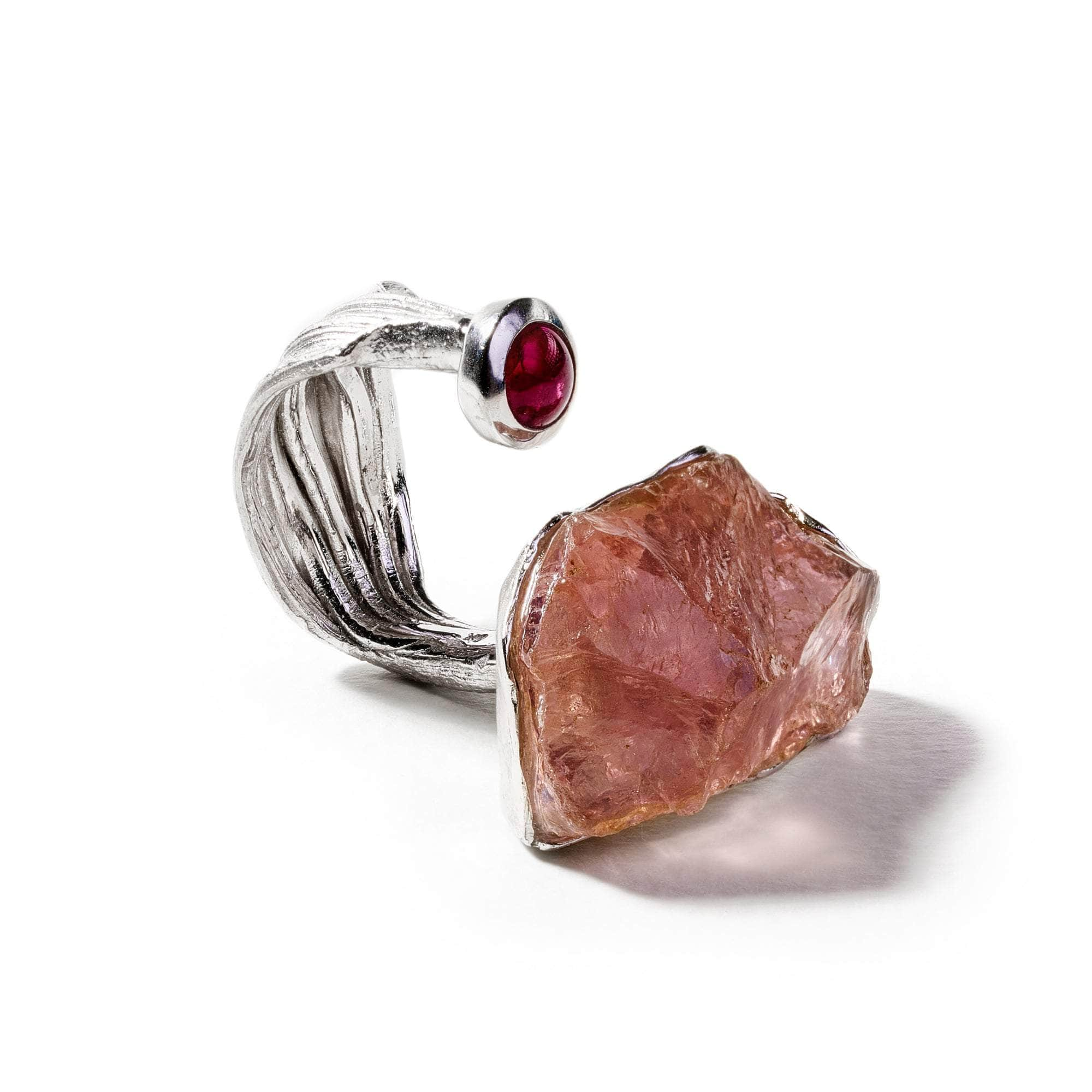 Aepy Rose Quartz and Pink Tourmaline Ring GERMAN KABIRSKI