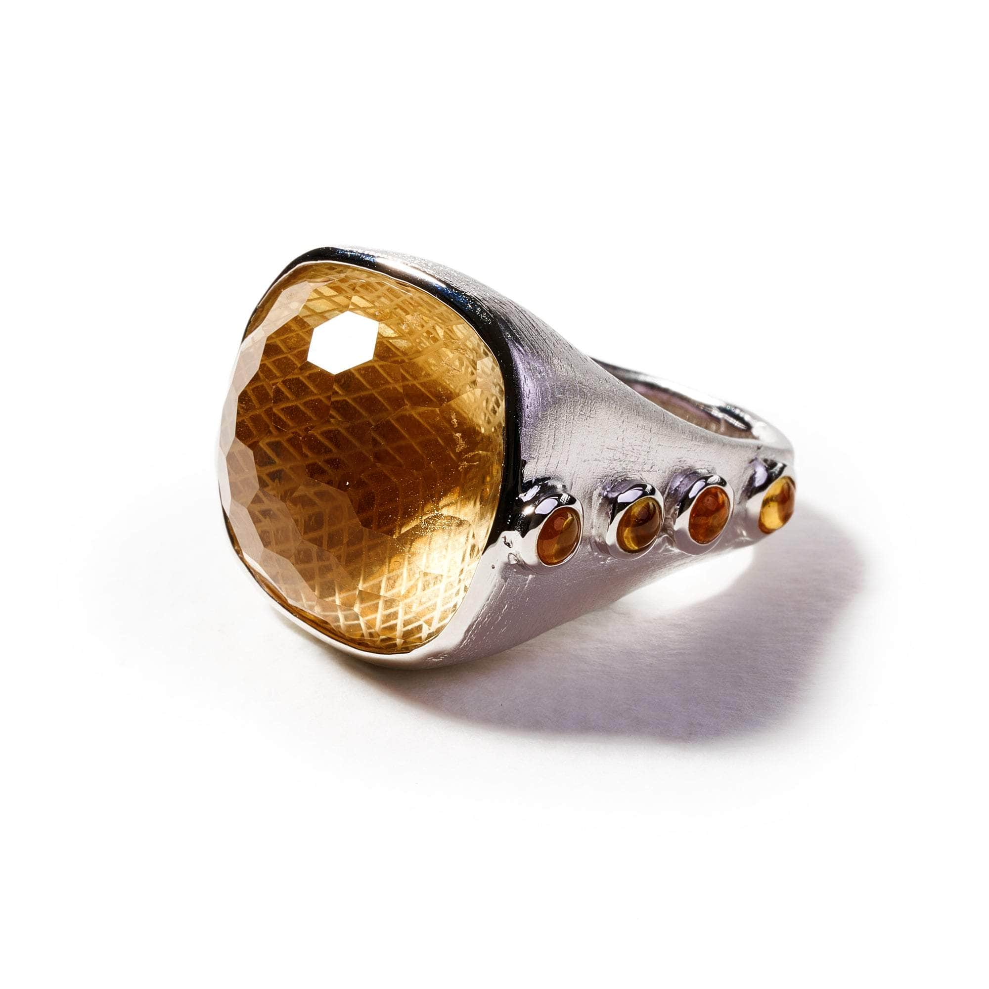 Cimb Citrine and Yellow Sapphire Ring GERMAN KABIRSKI