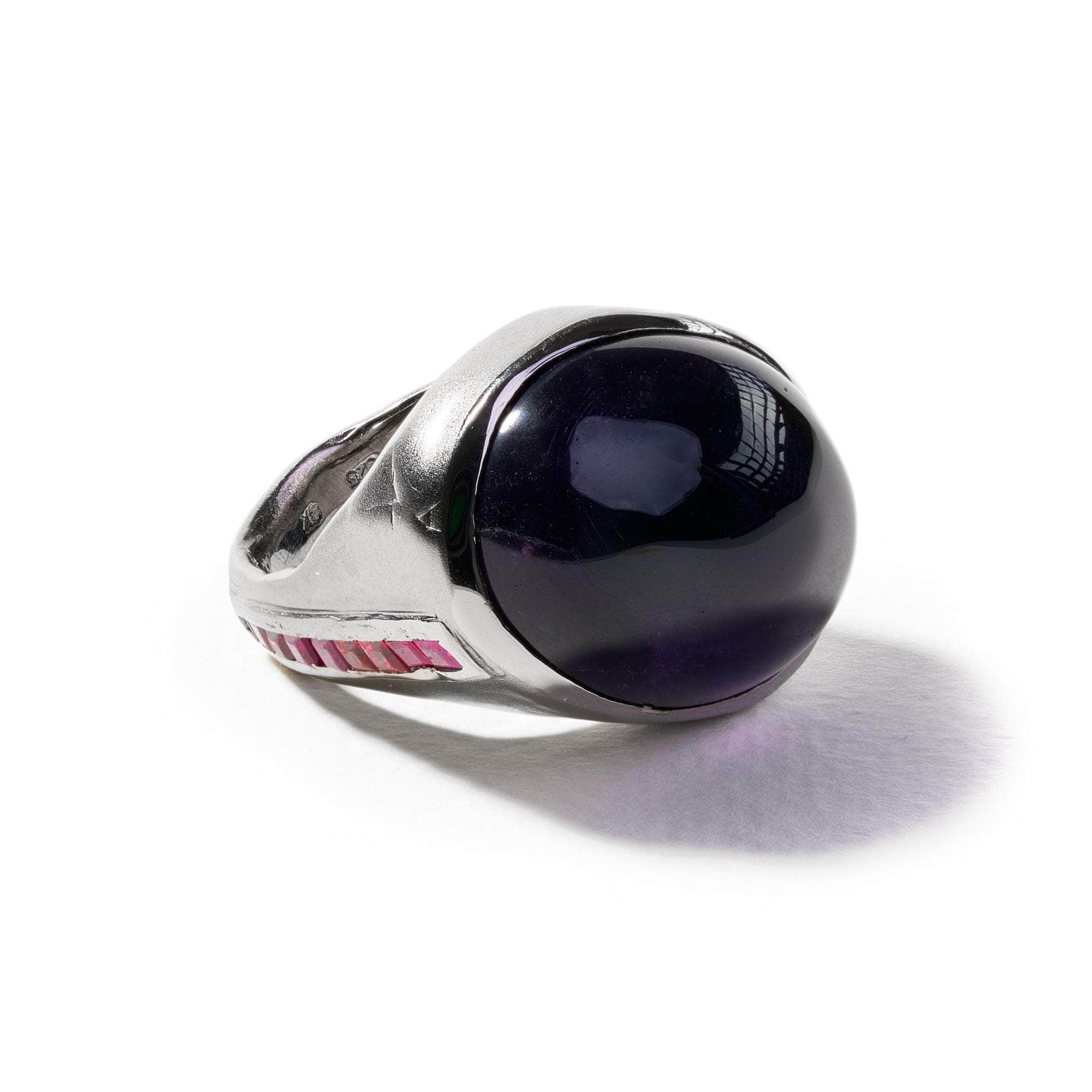 Northe Amethyst and Ruby Ring GERMAN KABIRSKI