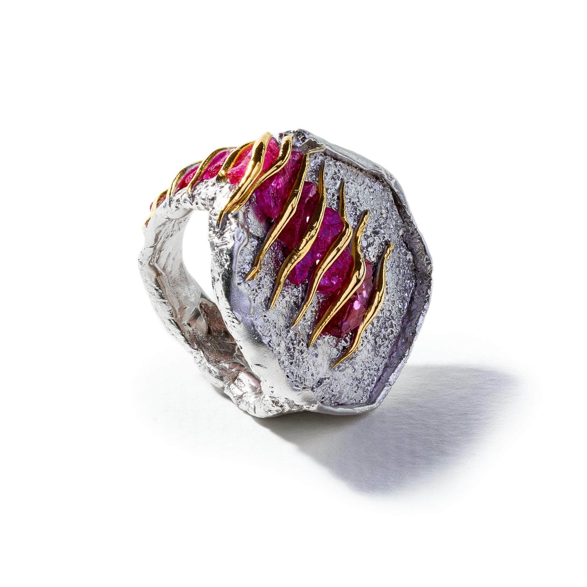 Lusta Rough Ruby Ring GERMAN KABIRSKI