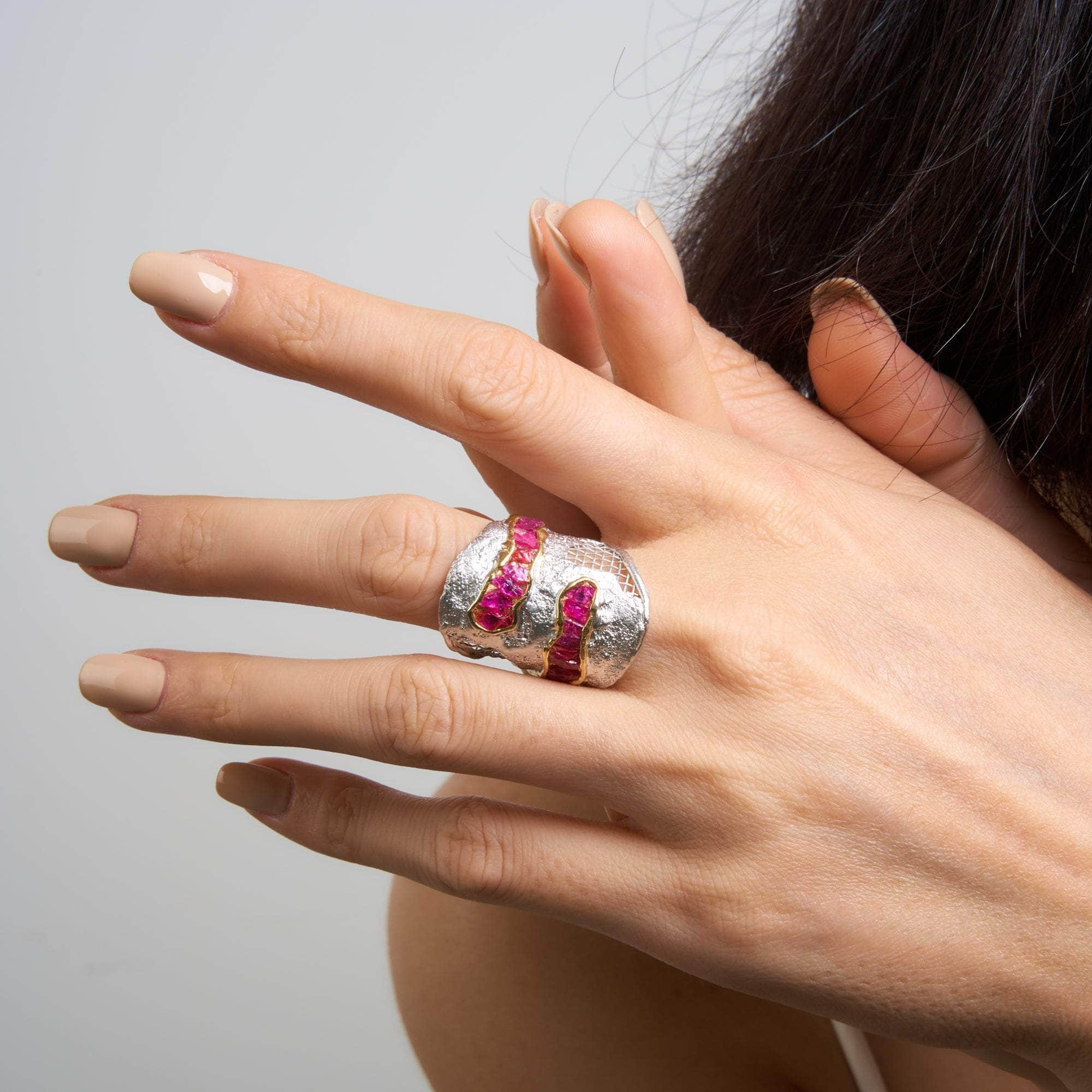 Orch Rough Ruby Ring GERMAN KABIRSKI