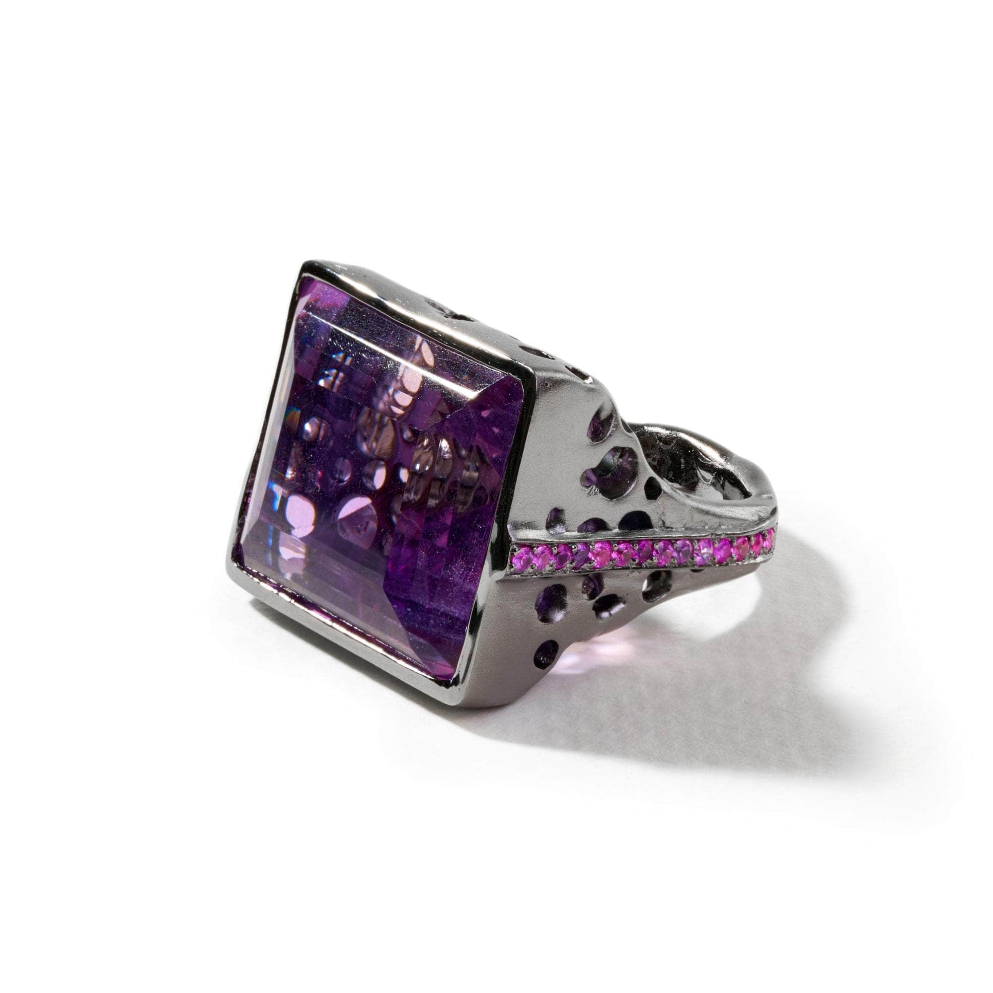 Fernis Amethyst and Pink Sapphire Ring GERMAN KABIRSKI