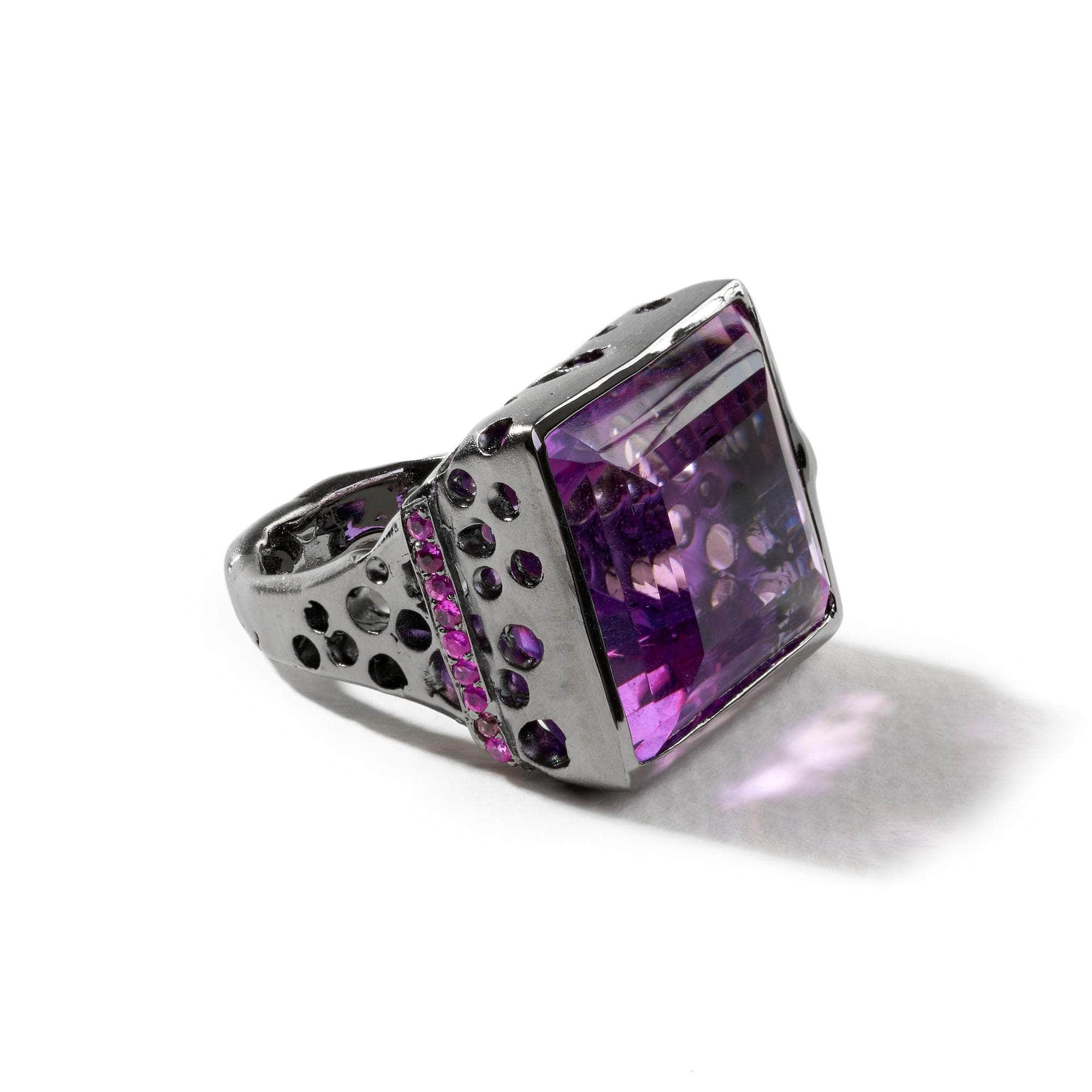 Fernis Amethyst and Pink Sapphire Ring GERMAN KABIRSKI