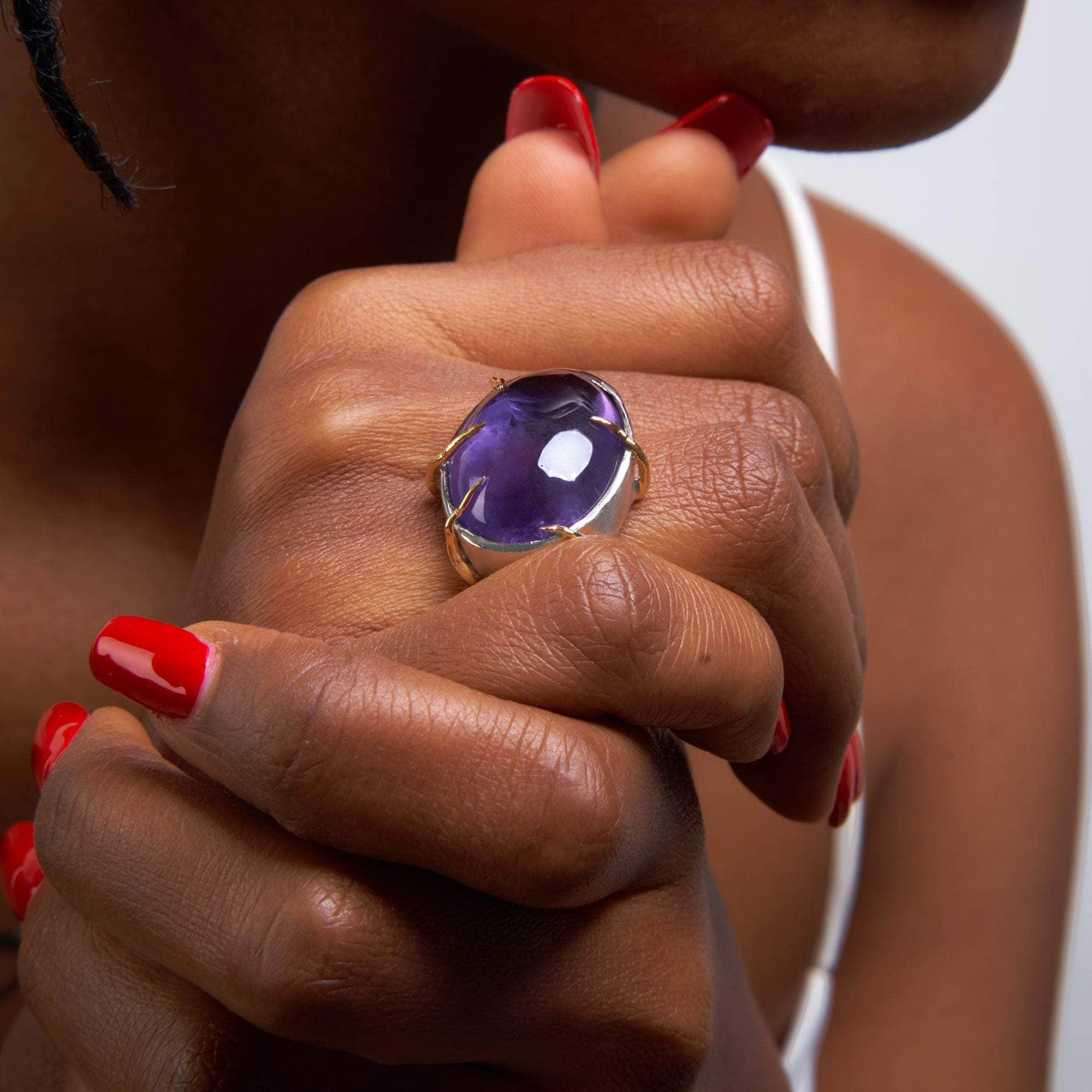 Rene Amethyst Ring GERMAN KABIRSKI