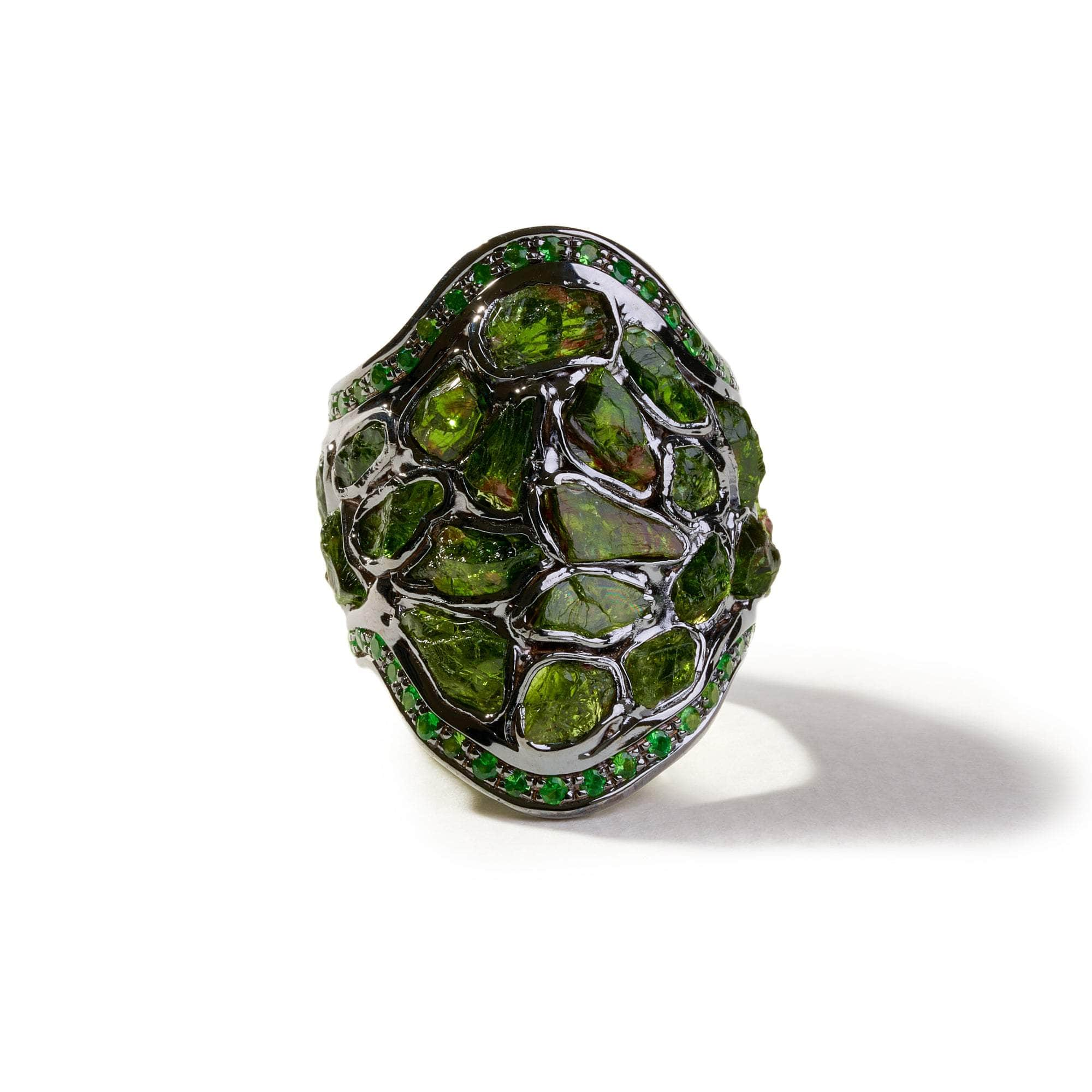 Grach Chrome Diopside Ring GERMAN KABIRSKI