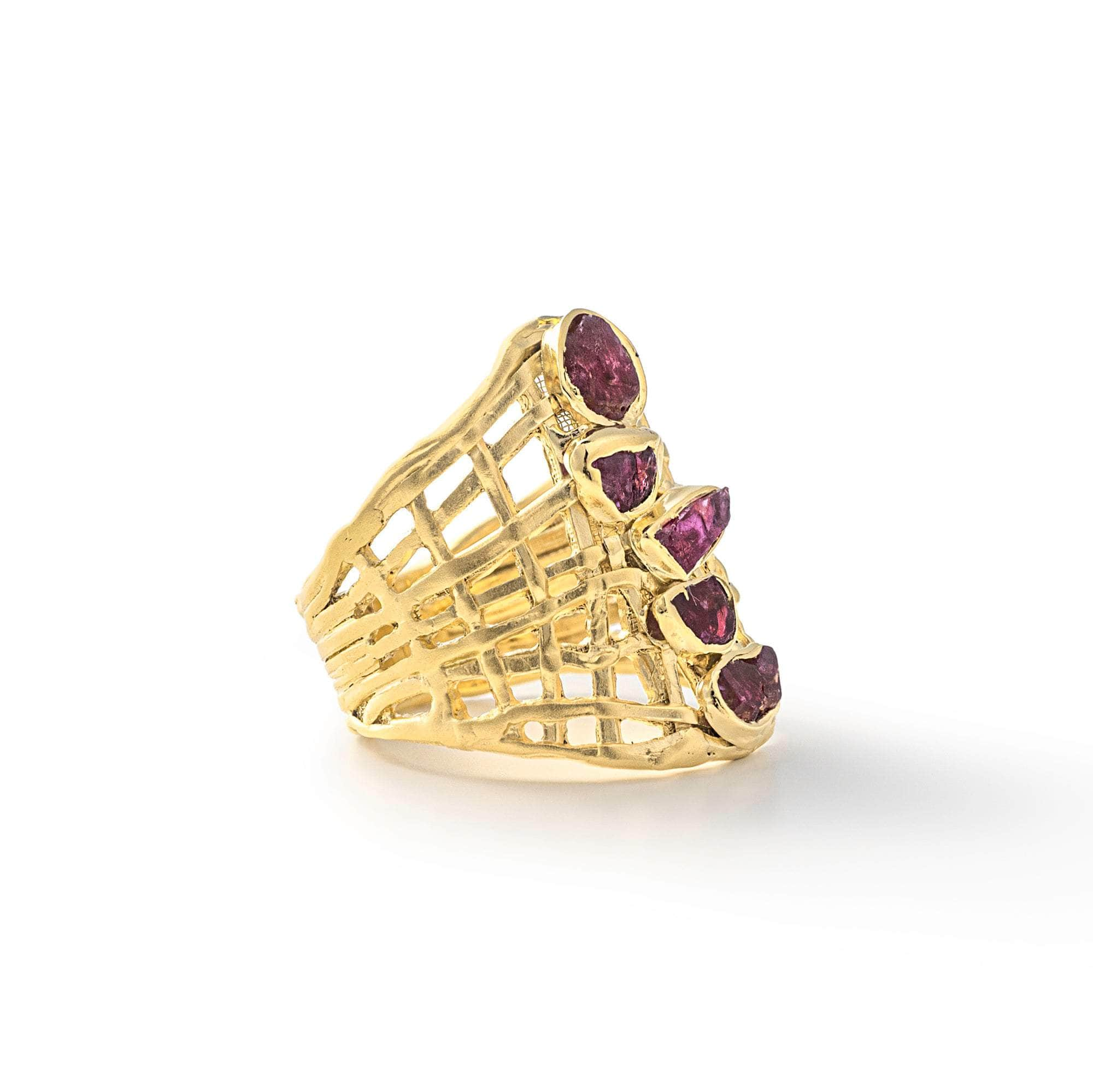 Chaac Rough Ruby Ring GERMAN KABIRSKI