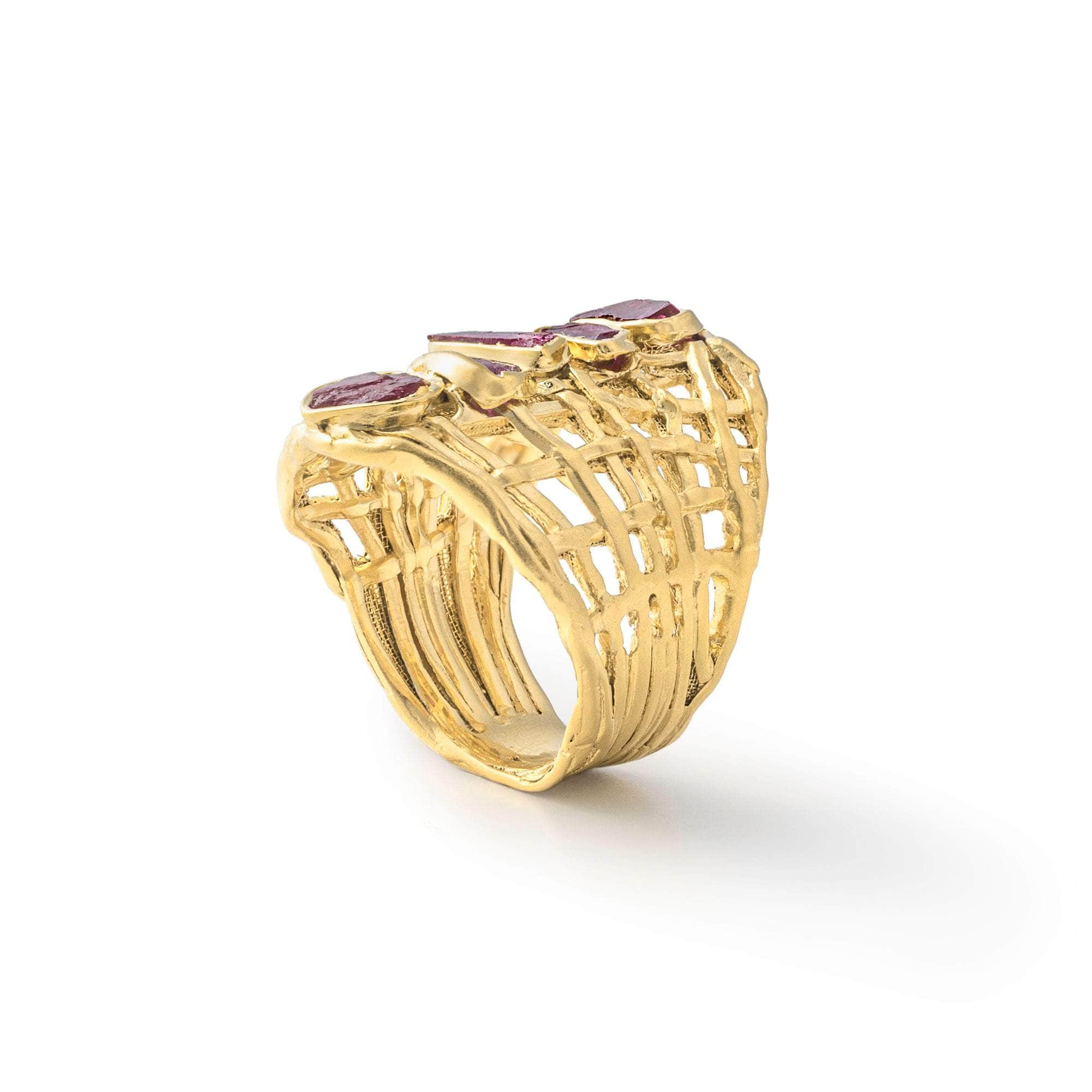 Chaac Rough Ruby Ring GERMAN KABIRSKI