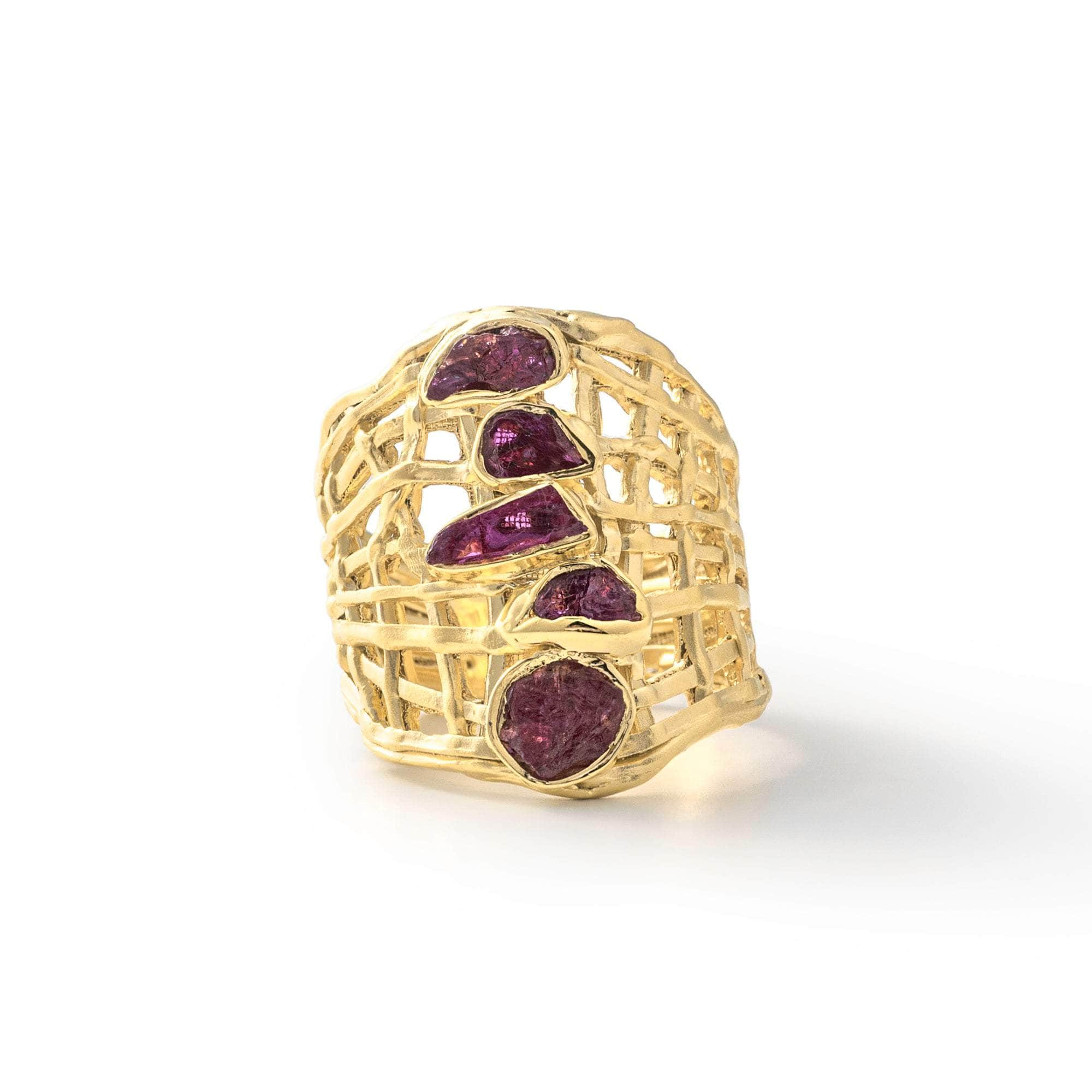 Chaac Rough Ruby Ring GERMAN KABIRSKI