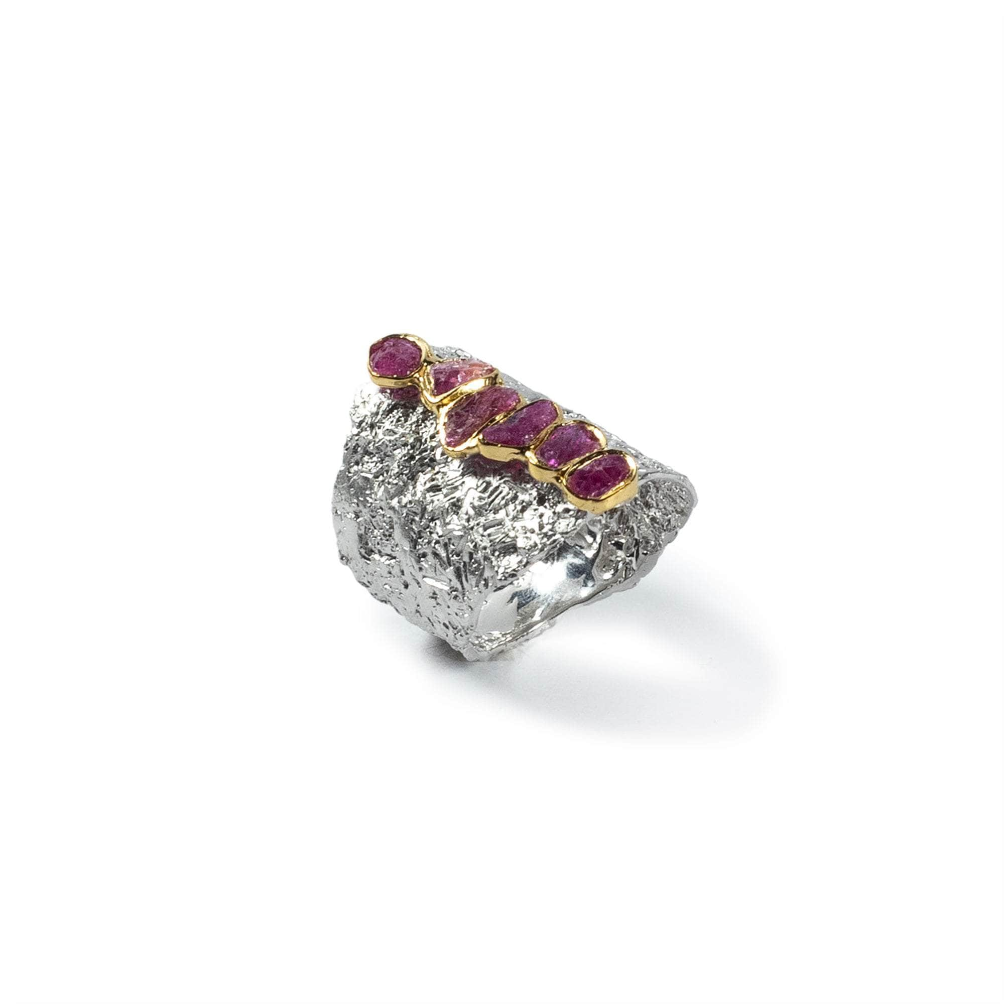 Hachi Rough Ruby Ring GERMAN KABIRSKI