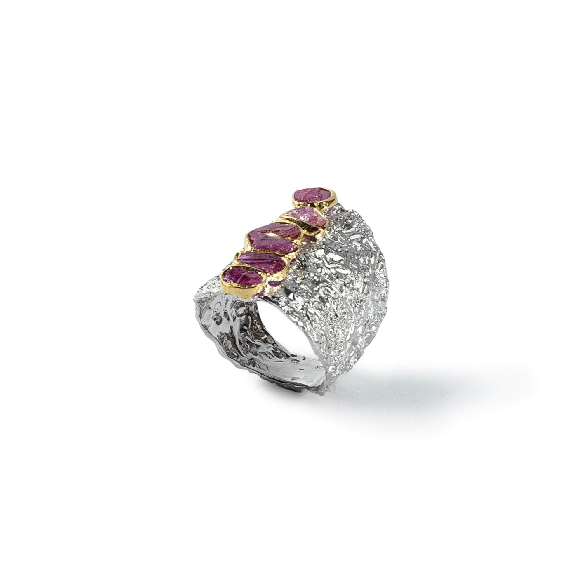 Hachi Rough Ruby Ring GERMAN KABIRSKI