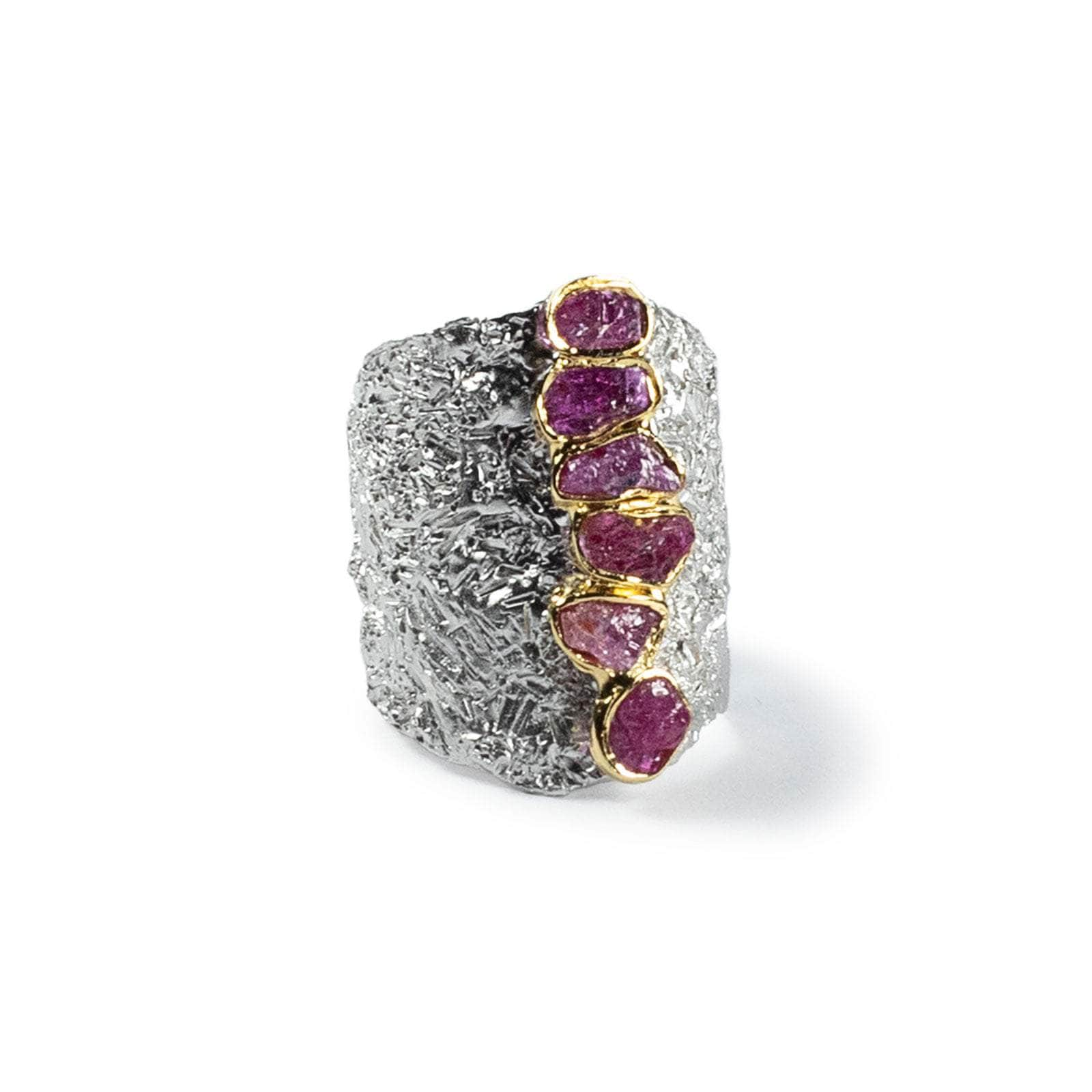 Hachi Rough Ruby Ring GERMAN KABIRSKI