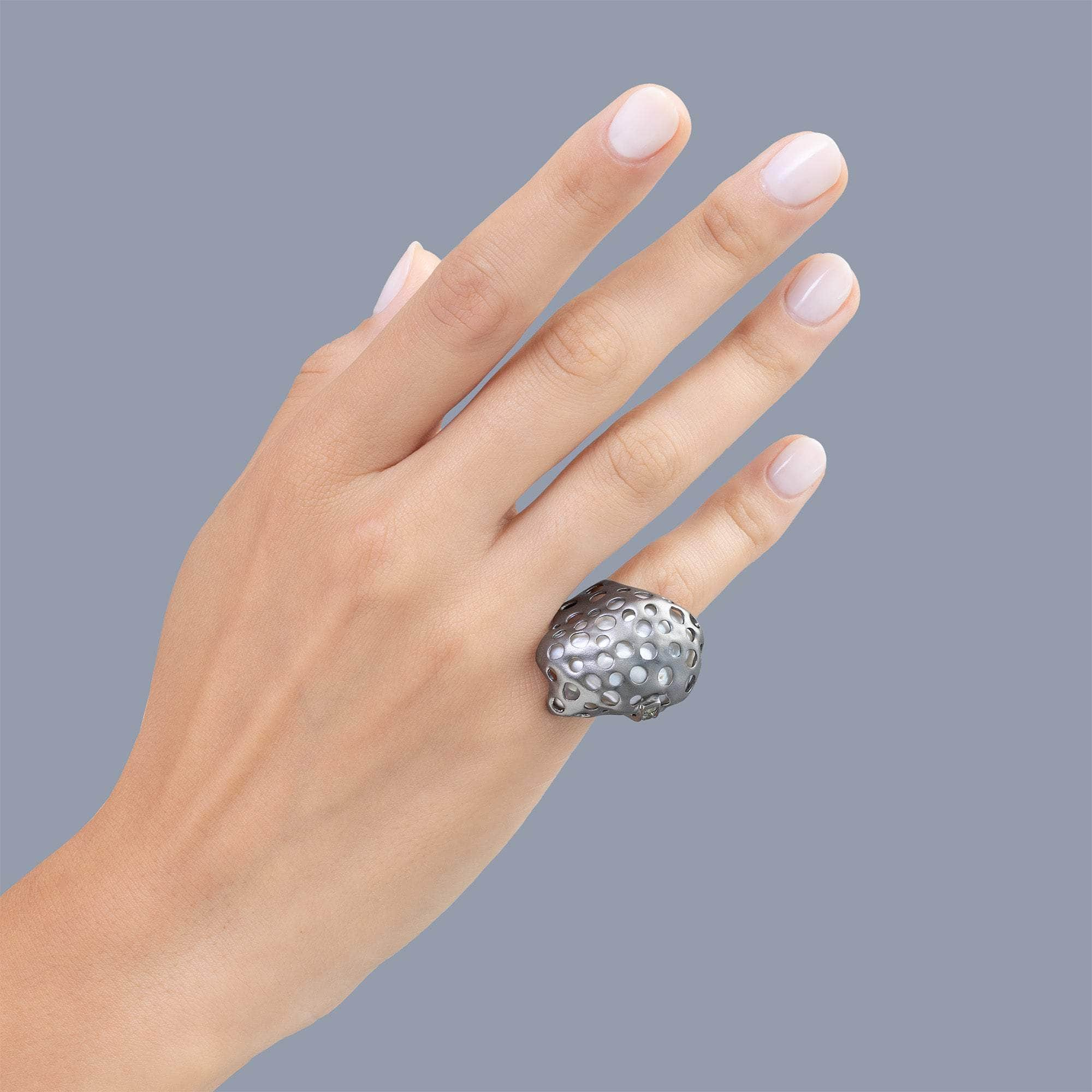 Inci Singular Edition Baroque Pearl Ring in Sterling Silver