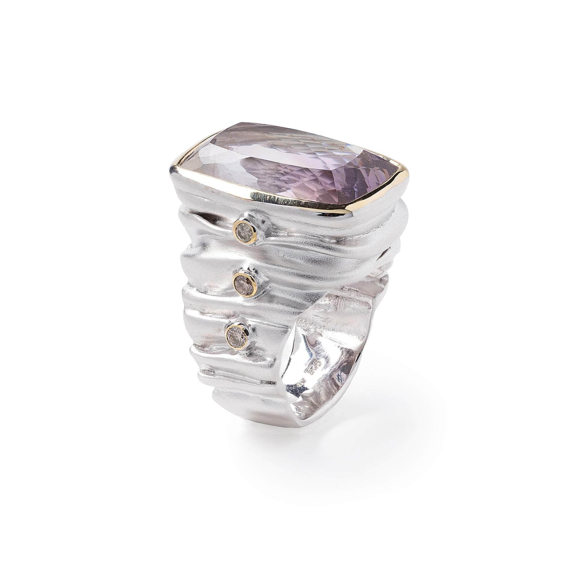 Zao Ametrine and Diamond Ring GERMAN KABIRSKI