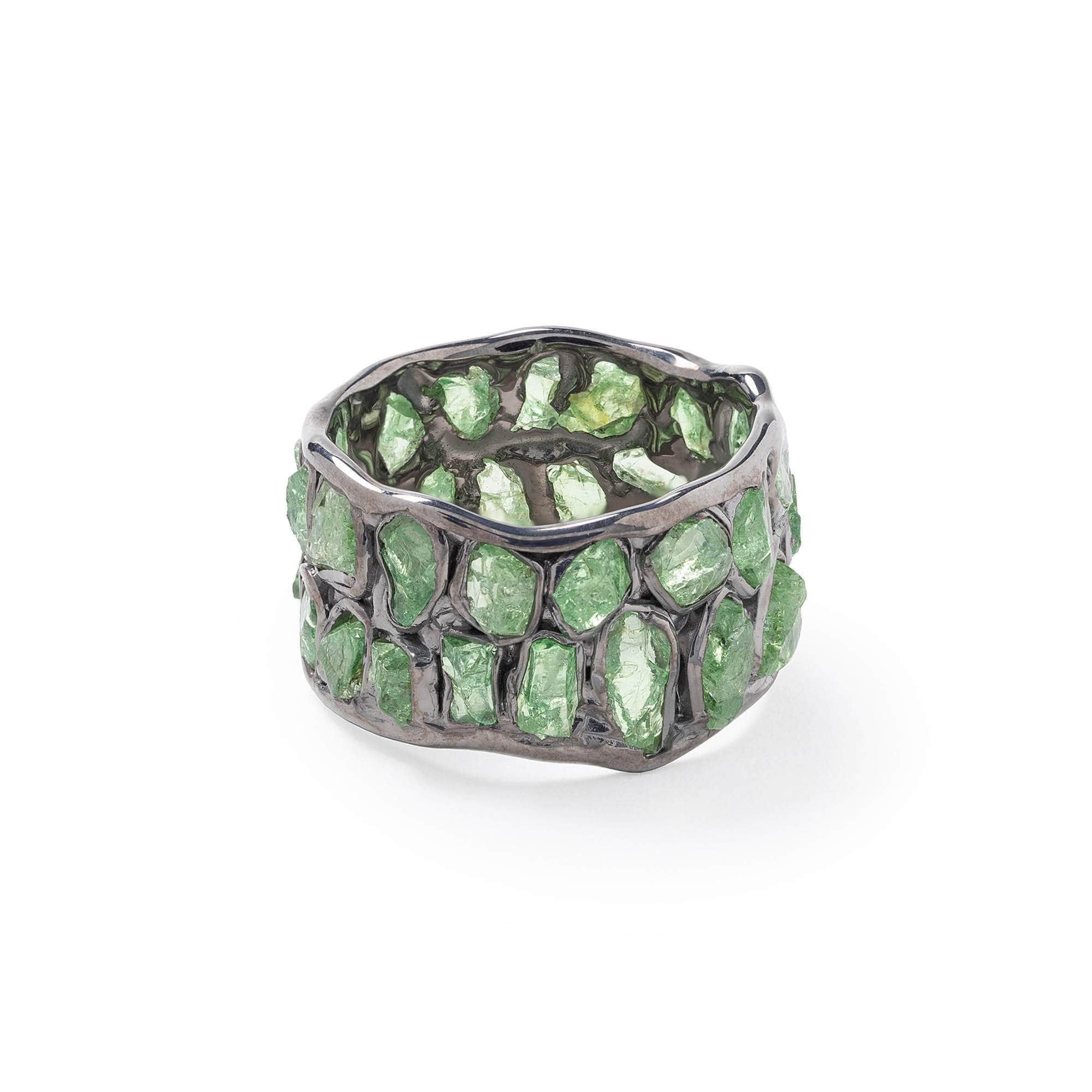 Desti Rough Tsavorite Ring GERMAN KABIRSKI