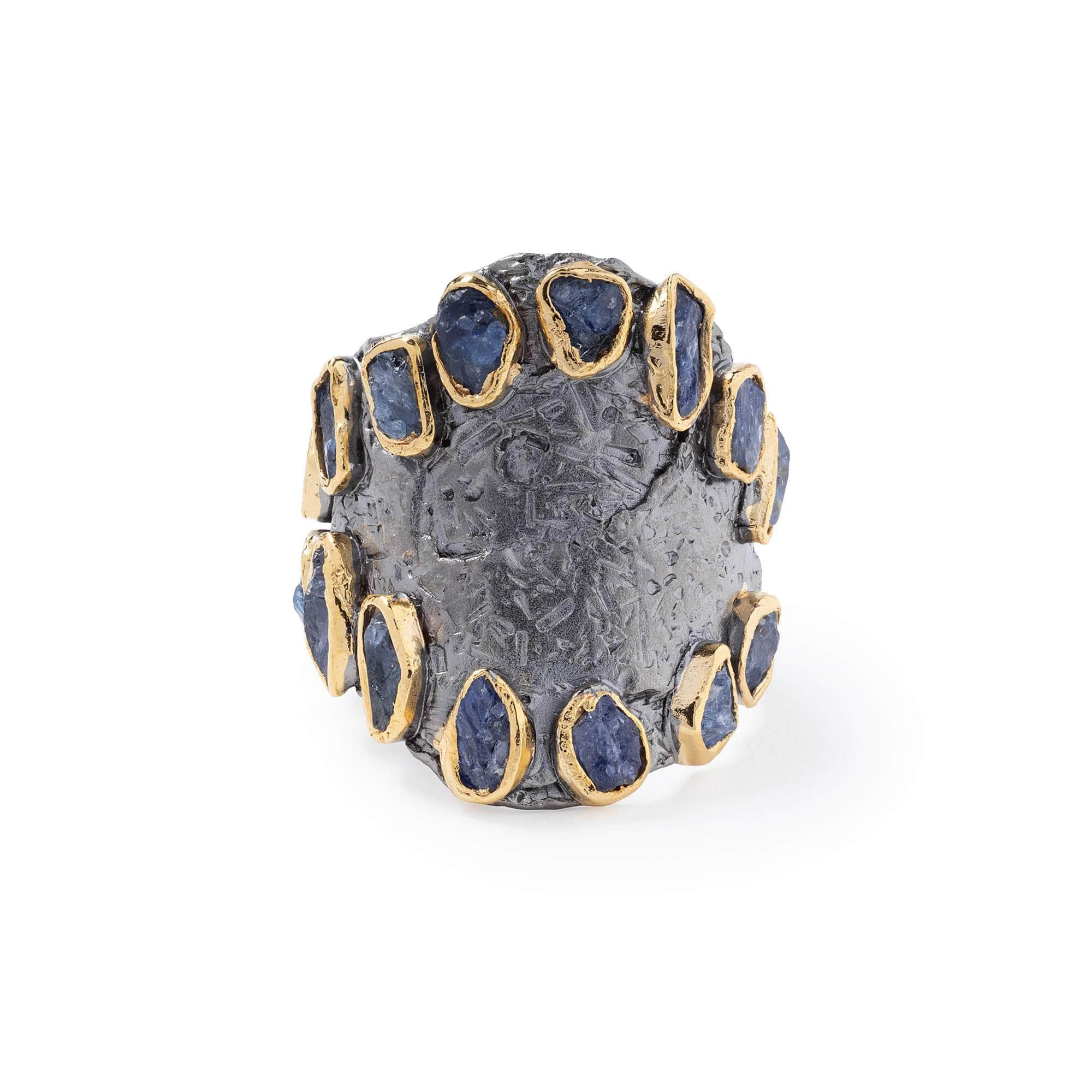 Flinn Rough Sapphire Ring GERMAN KABIRSKI