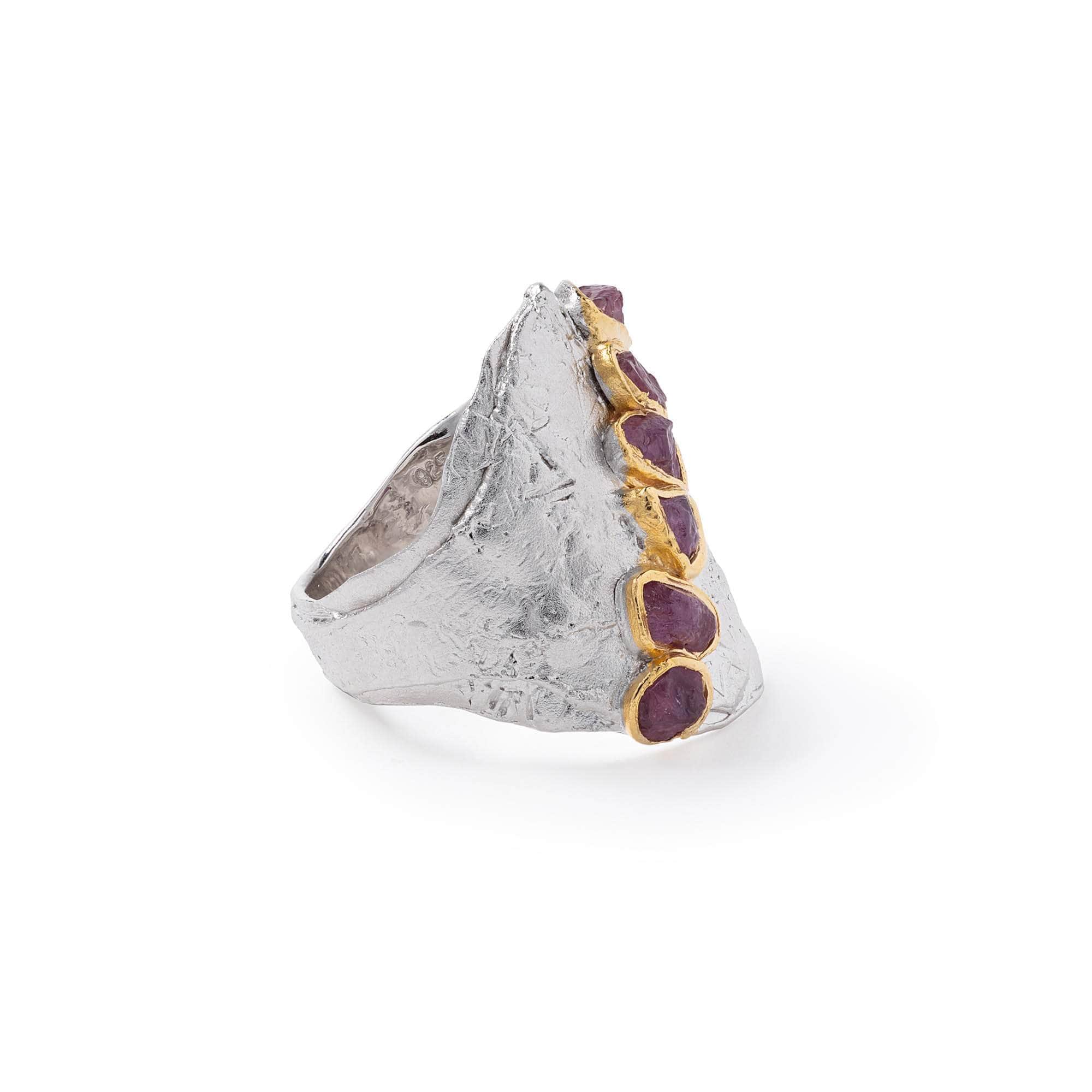 Sandi Rough Ruby Ring