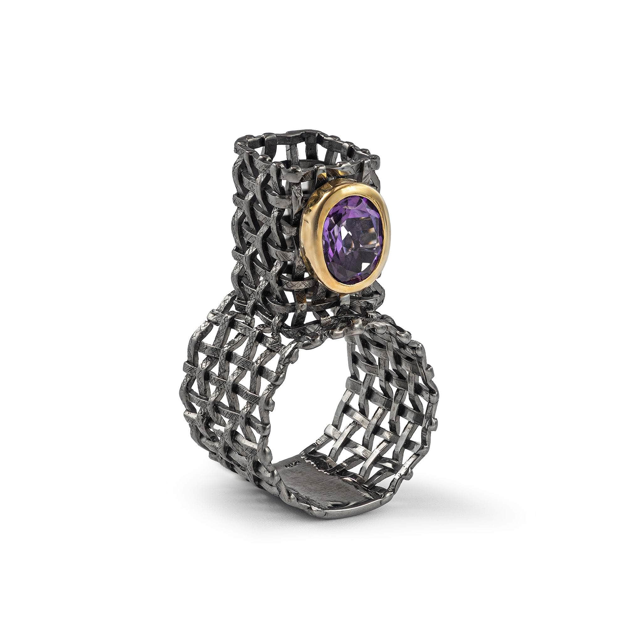 Sigrid Amethyst Ring GERMAN KABIRSKI