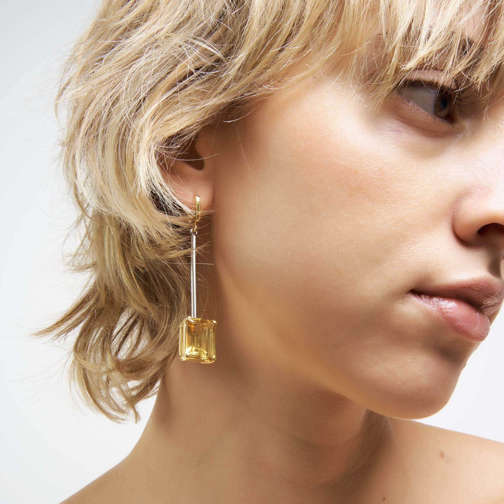 Laine Citrine Earrings GERMAN KABIRSKI